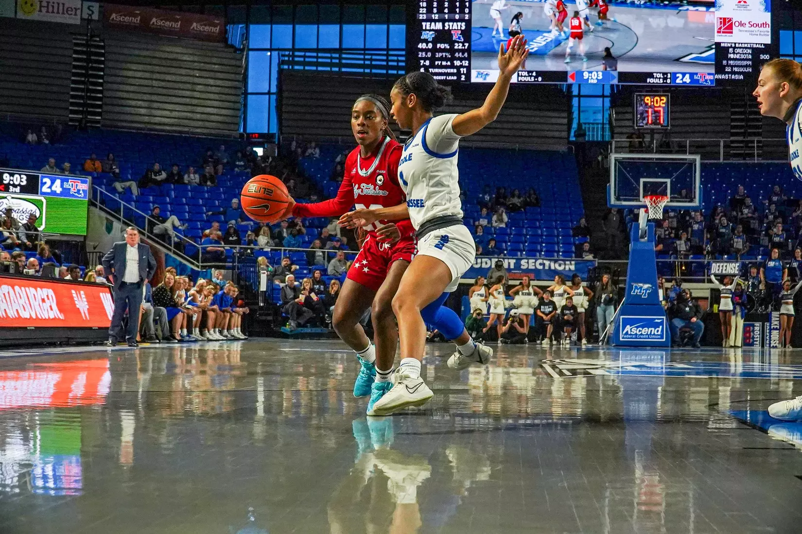 Lady Techsters fall to Middle Tennessee, 61-43