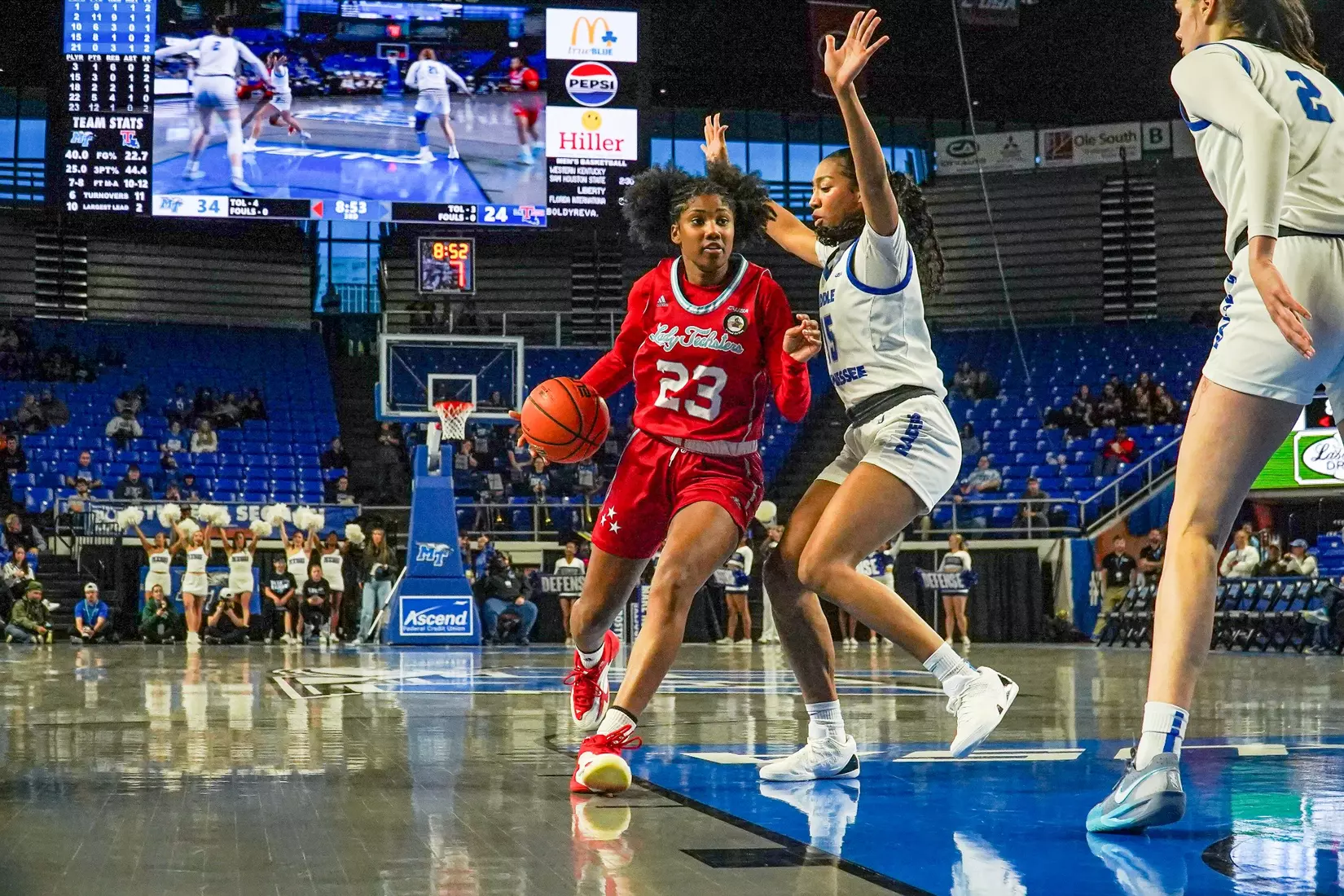 Lady Techsters fall to Middle Tennessee, 61-43
