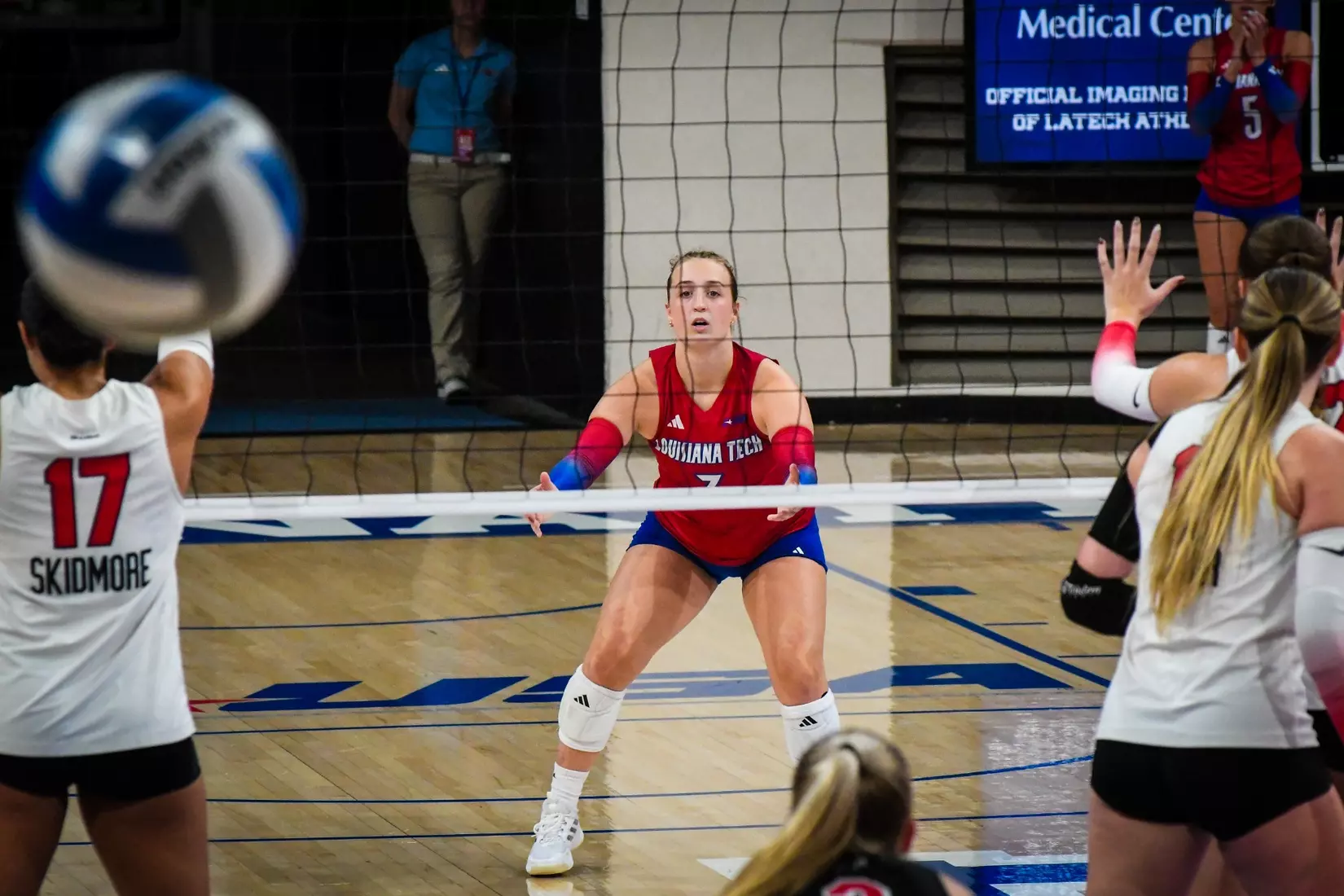 Bulldogs fall in straight sets to the Hilltoppers on Saturday afternoon