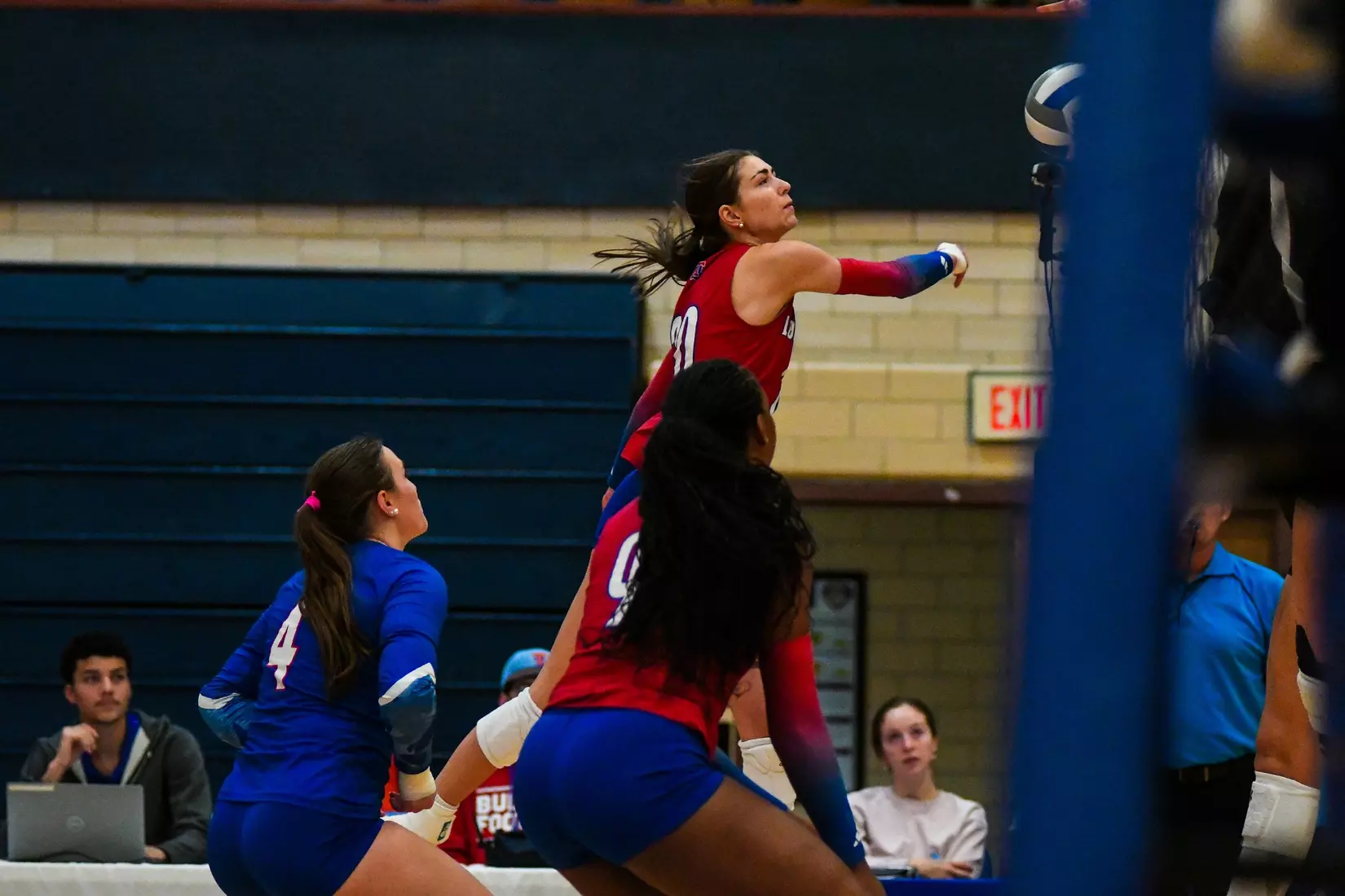 Bulldogs sweep the Aggies in the second match Saturday