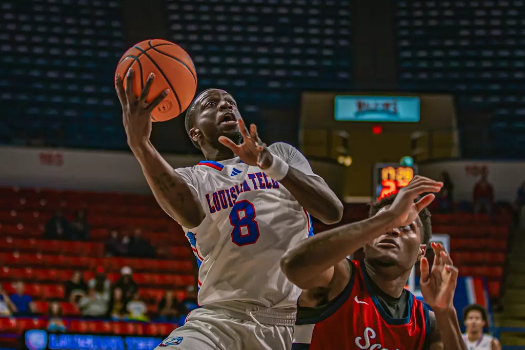 Bulldogs run away from Scots in 93-35 victory on Sunday afternoon inside the Thomas Assembly Center on Karl Malone Court