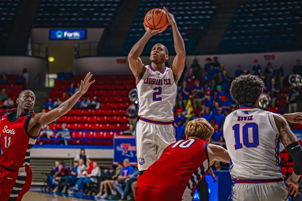 Bulldogs run away from Scots in 93-35 victory on Sunday afternoon inside the Thomas Assembly Center on Karl Malone Court
