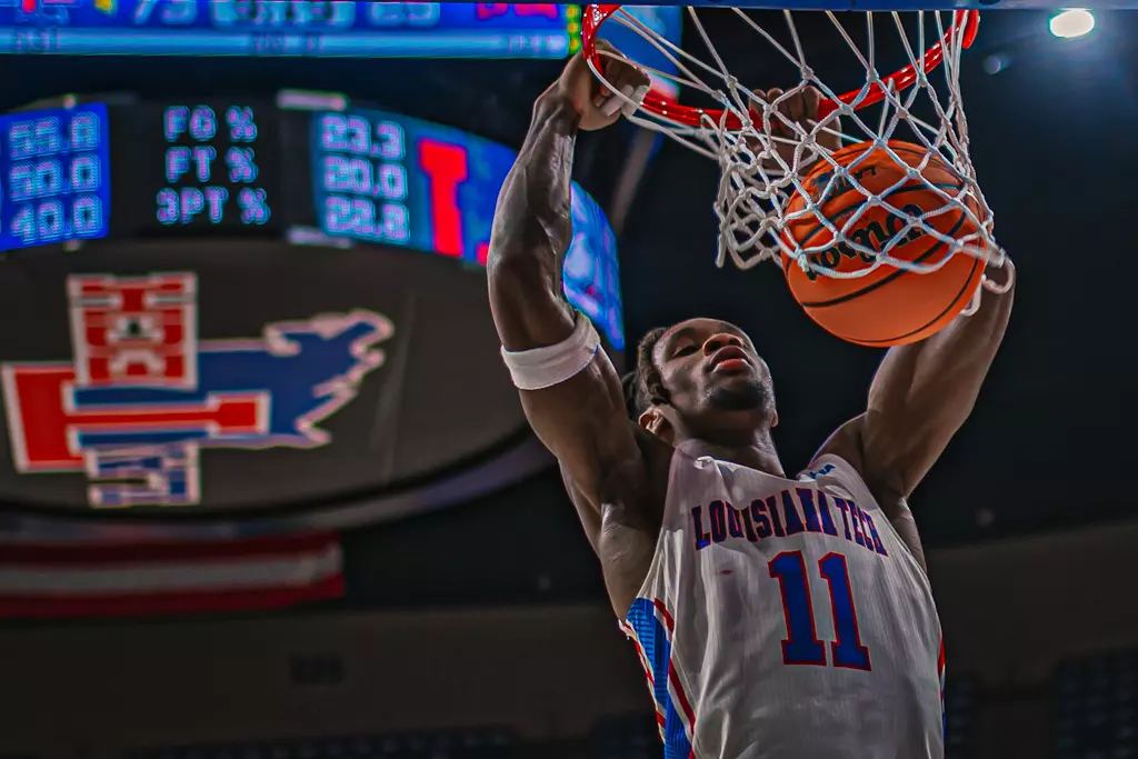 Bulldogs run away from Scots in 93-35 victory on Sunday afternoon inside the Thomas Assembly Center on Karl Malone Court