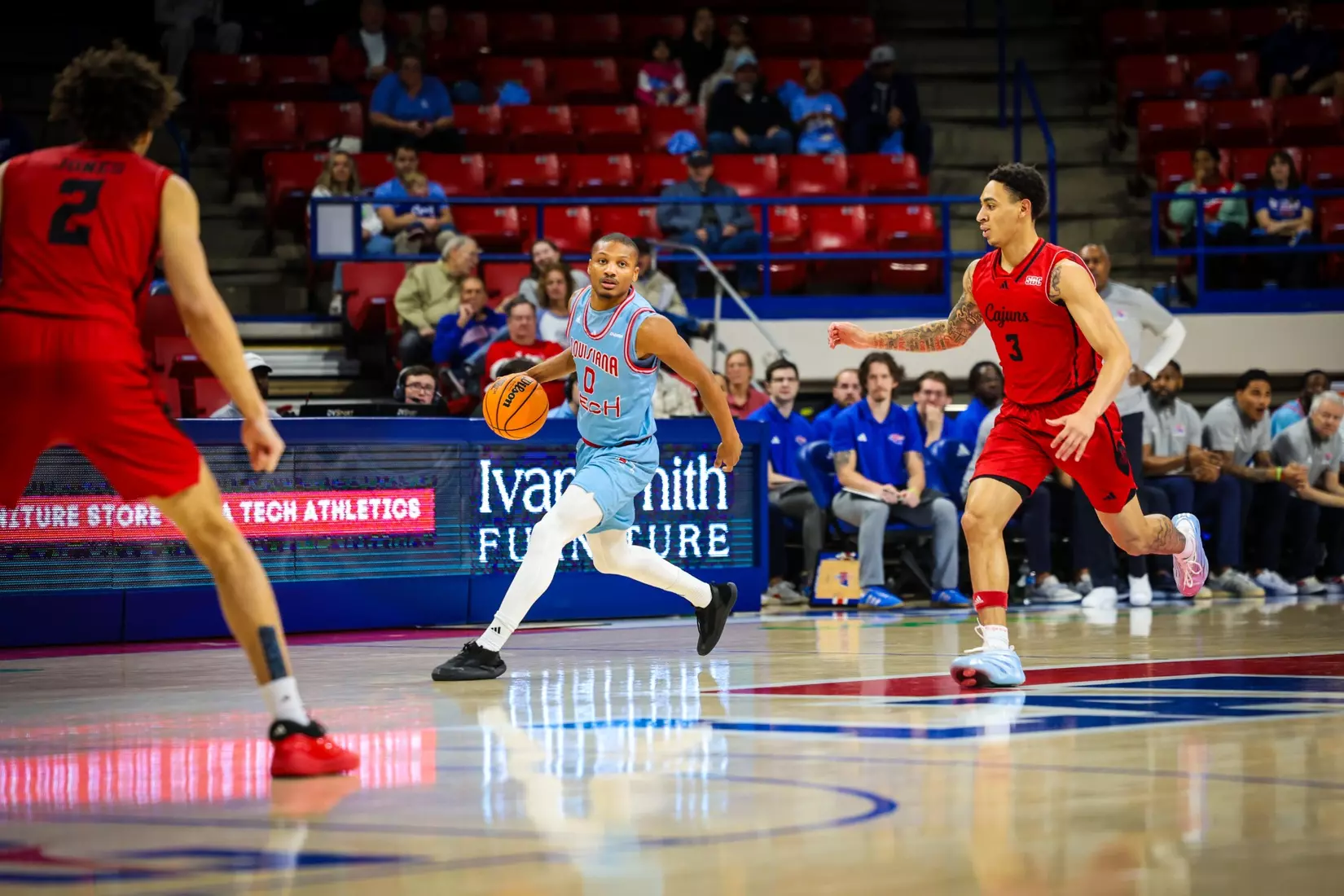 Bulldogs take down rival Cajuns 65-44, claim 1500th victory in program history