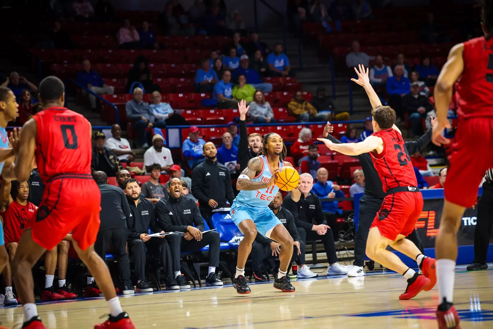 Bulldogs take down rival Cajuns 65-44, claim 1500th victory in program history