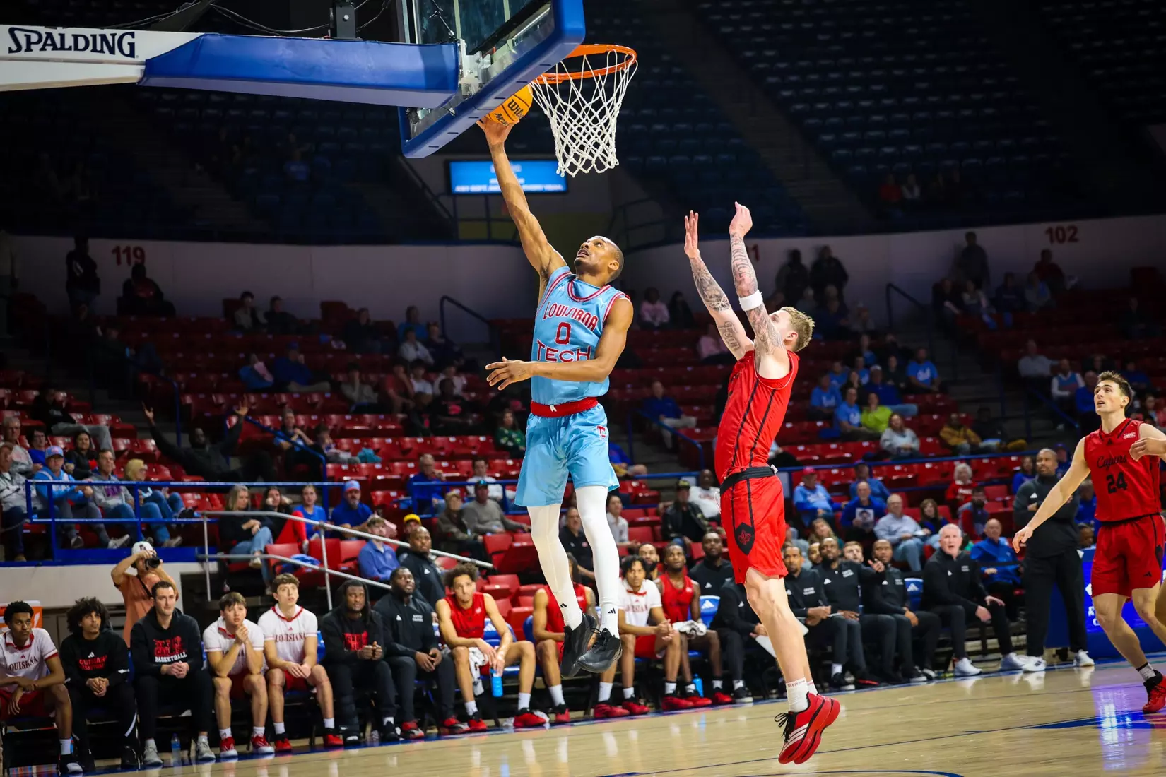Bulldogs take down rival Cajuns 65-44, claim 1500th victory in program history