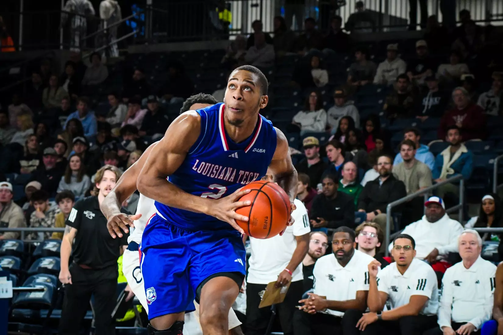 Bulldogs drop road contest to Eagles, 77-69