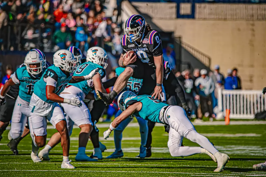 The Bulldogs erased an 11-point halftime deficit, shutting out Coastal Carolina in the second half to claim a 23-14 victory to become the 2025 Radiance Technologies Independence Bowl champions.