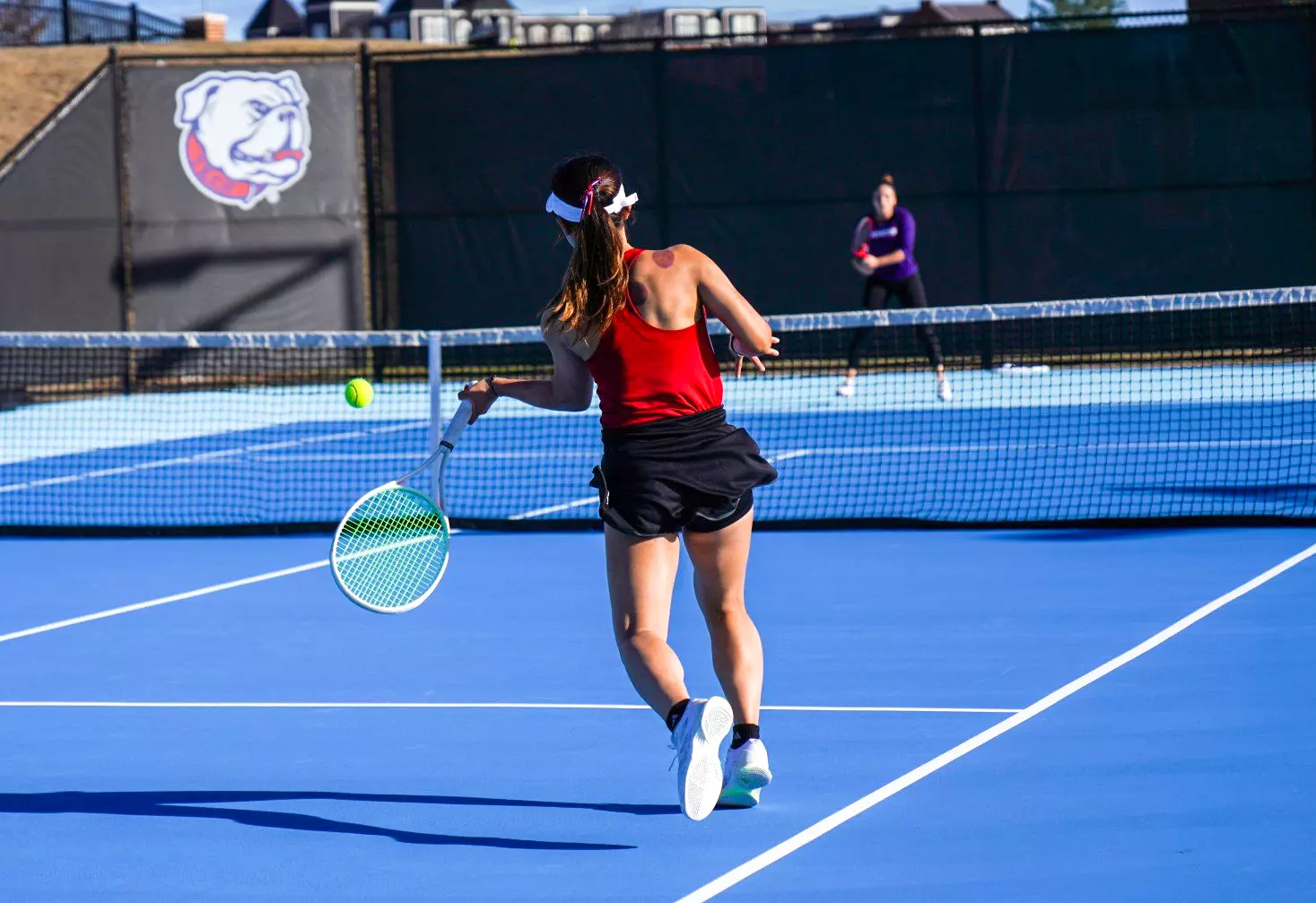 Bulldogs dominate in-state rival Lady Demons, earn eighth straight victory