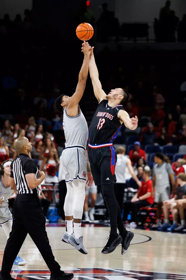 Men’s Basketball takes on Louisiana Tech in the Liberty Arena on February 6, 2025. (Photo by Emily Cuthrell