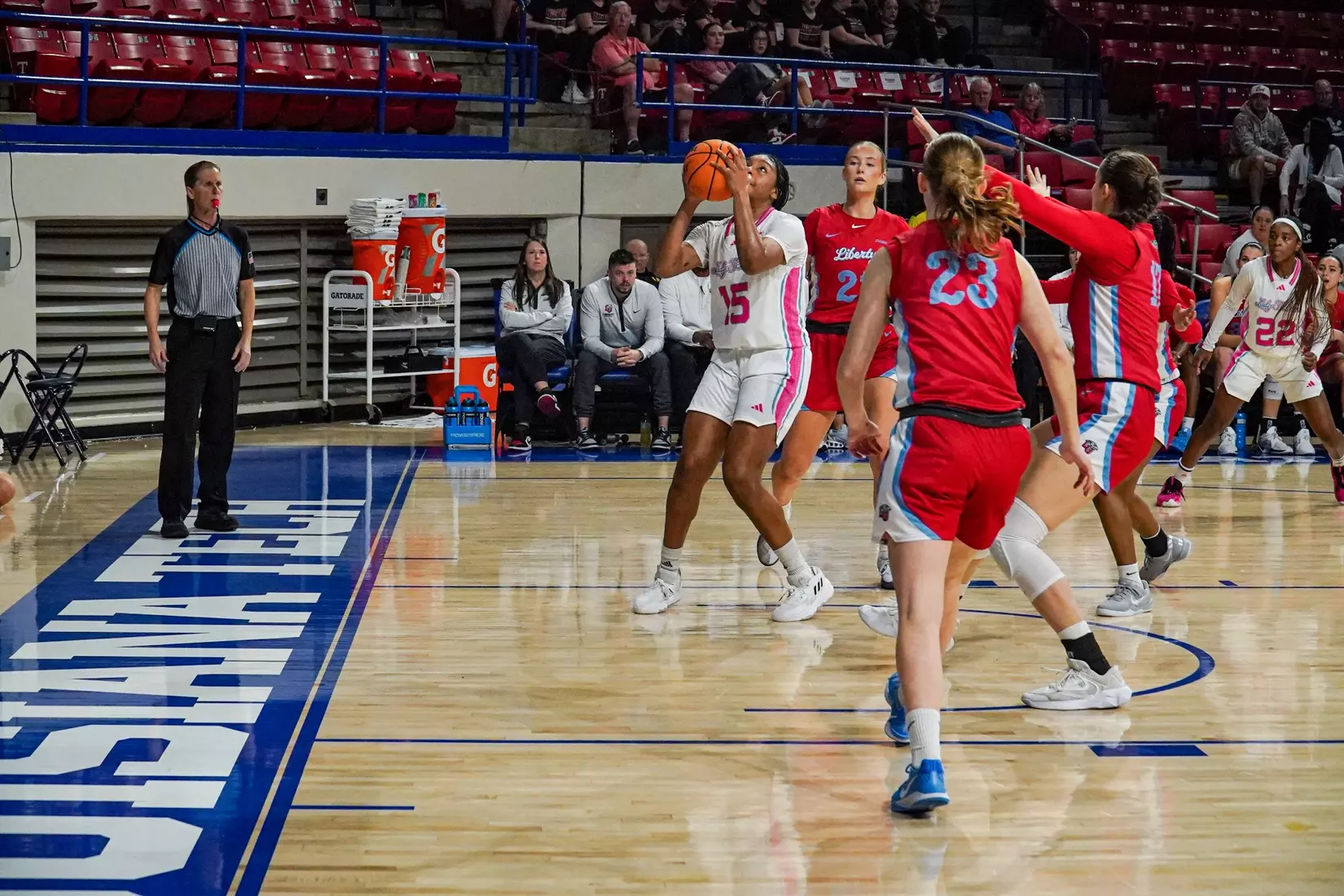 LA Tech erases 10-point 4th quarter deficit to beat Liberty 67-66