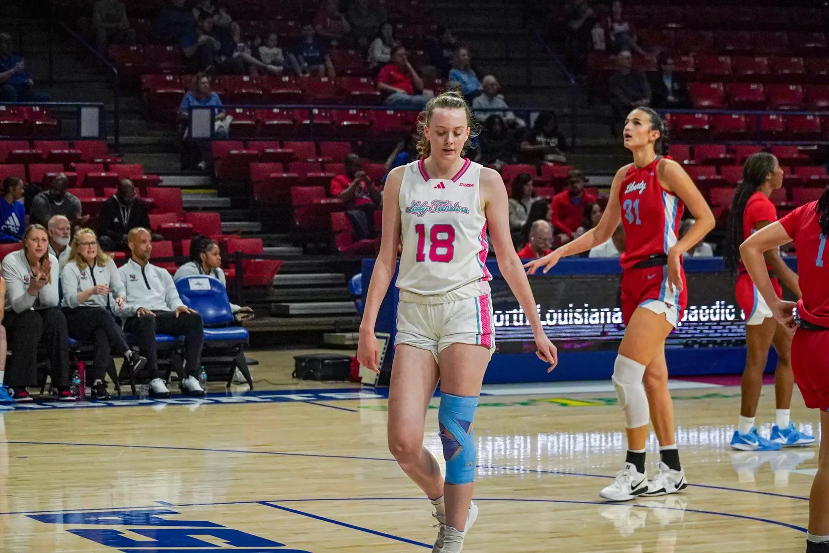 LA Tech erases 10-point 4th quarter deficit to beat Liberty 67-66
