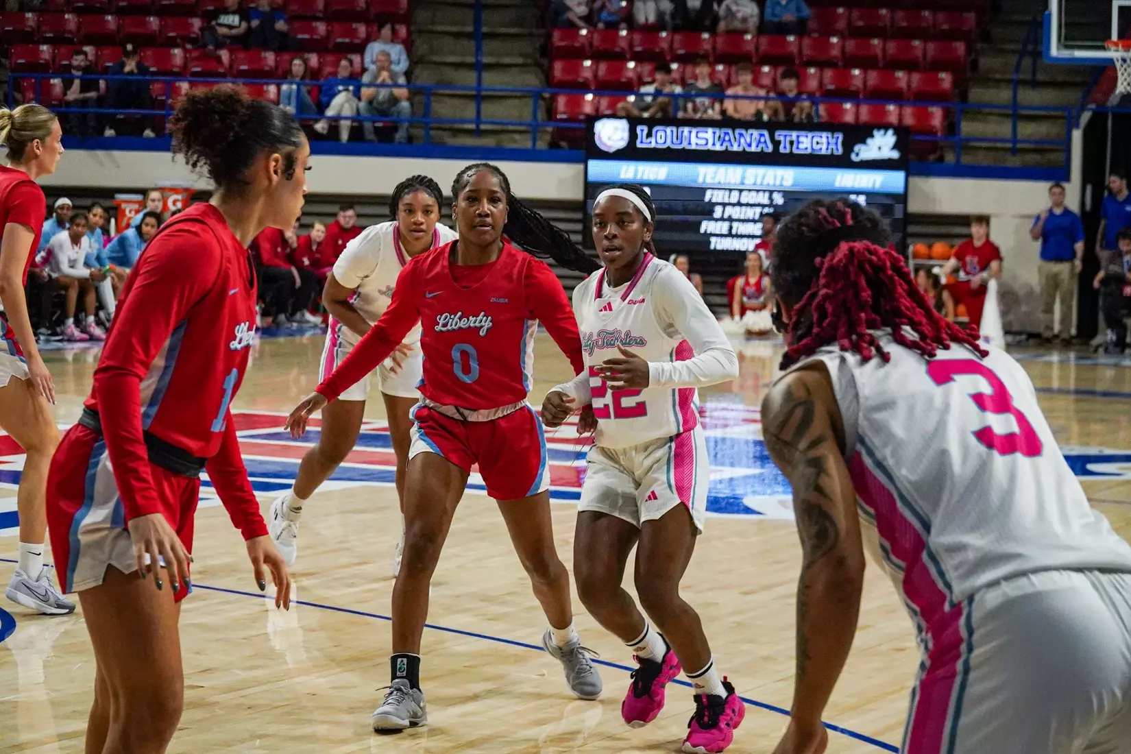 LA Tech erases 10-point 4th quarter deficit to beat Liberty 67-66