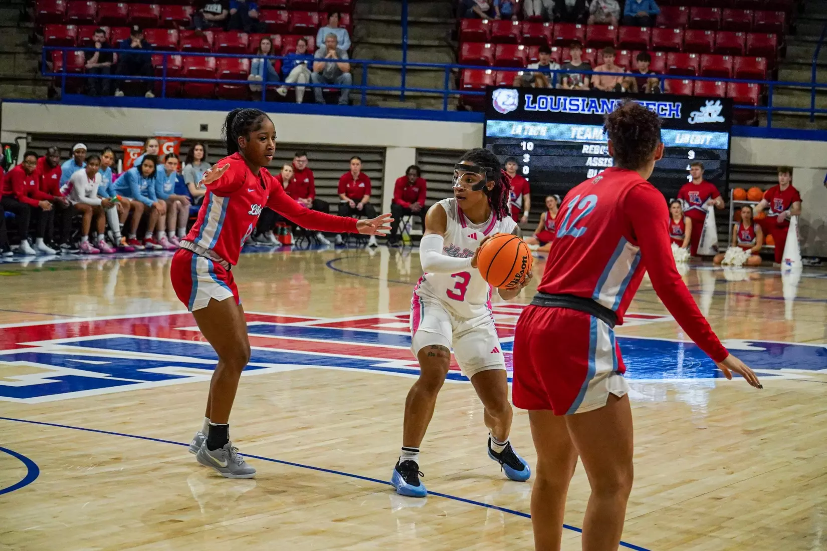 LA Tech erases 10-point 4th quarter deficit to beat Liberty 67-66