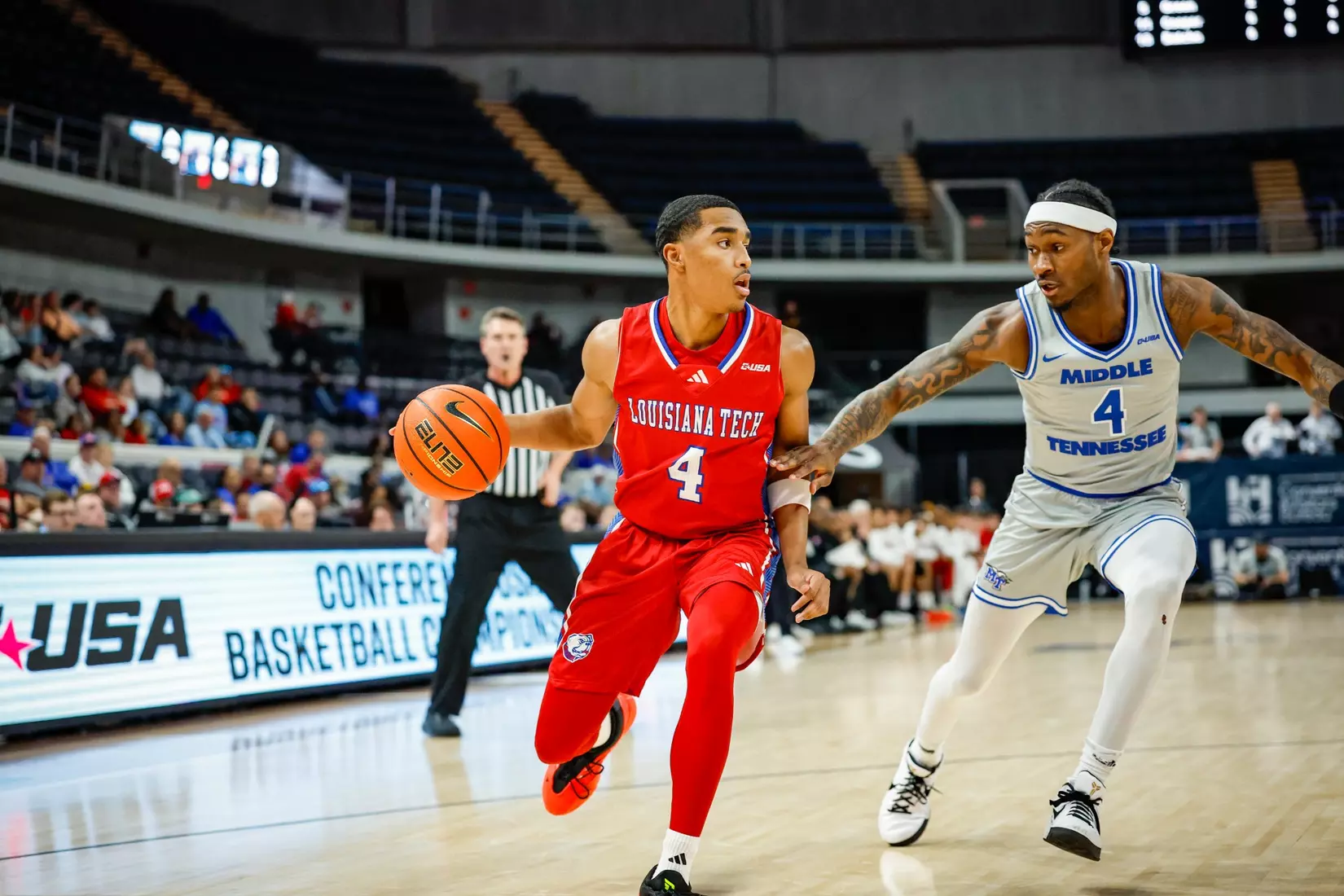 Bulldogs fall in double overtime to Blue Raiders in CUSA Tournament quarterfinals