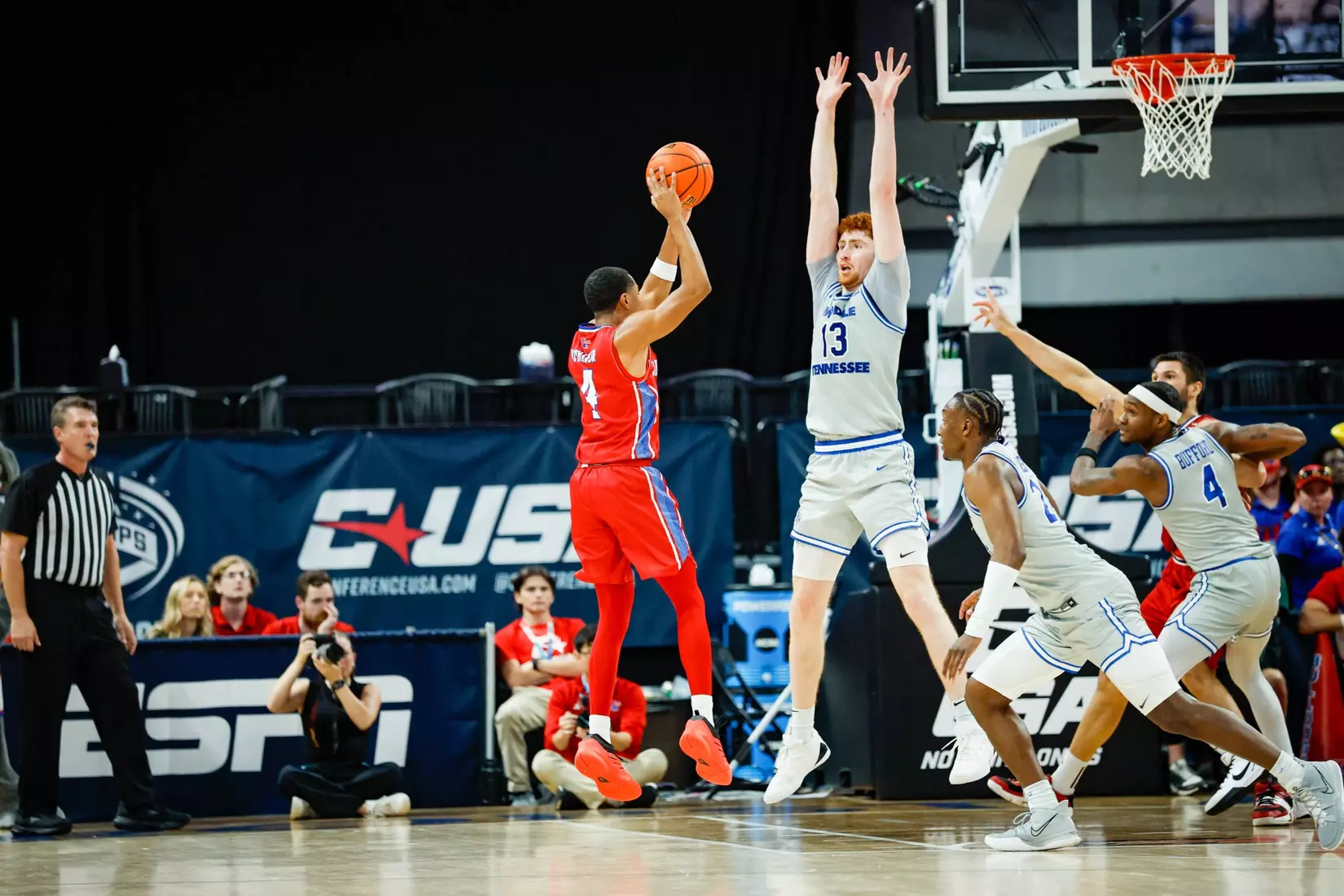 Bulldogs fall in double overtime to Blue Raiders in CUSA Tournament quarterfinals