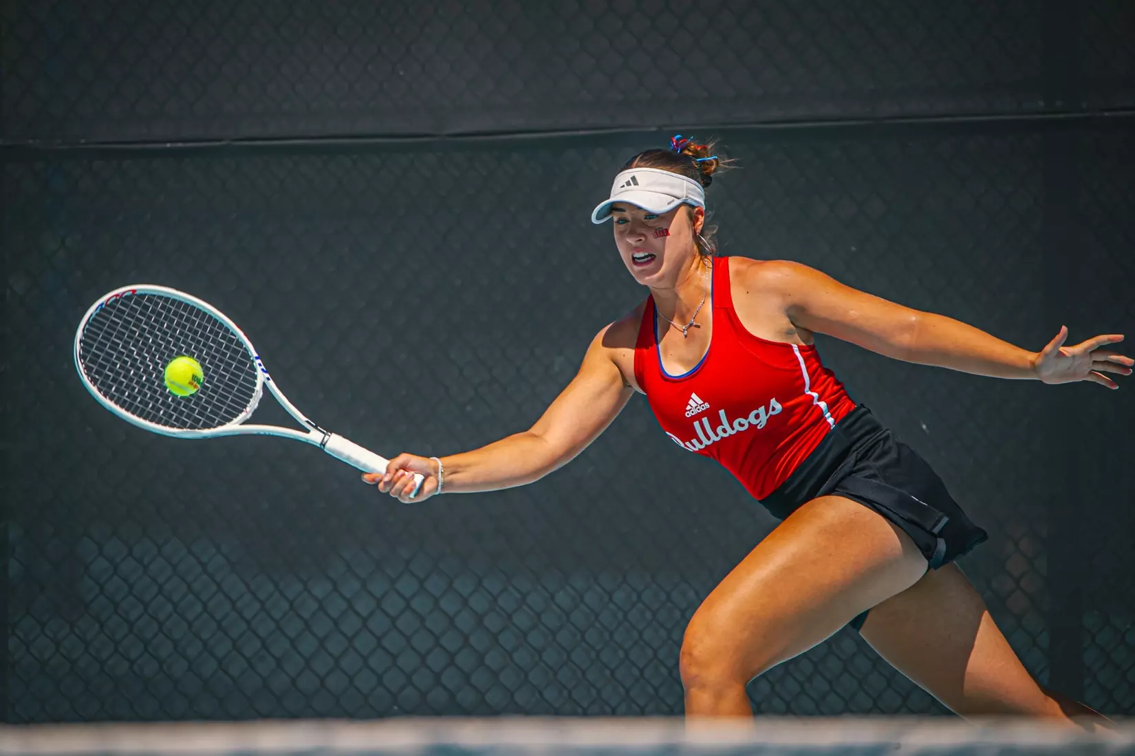 Bulldogs shutout Bearkats, 4-0, on Saturday at the LA Tech Tennis Complex