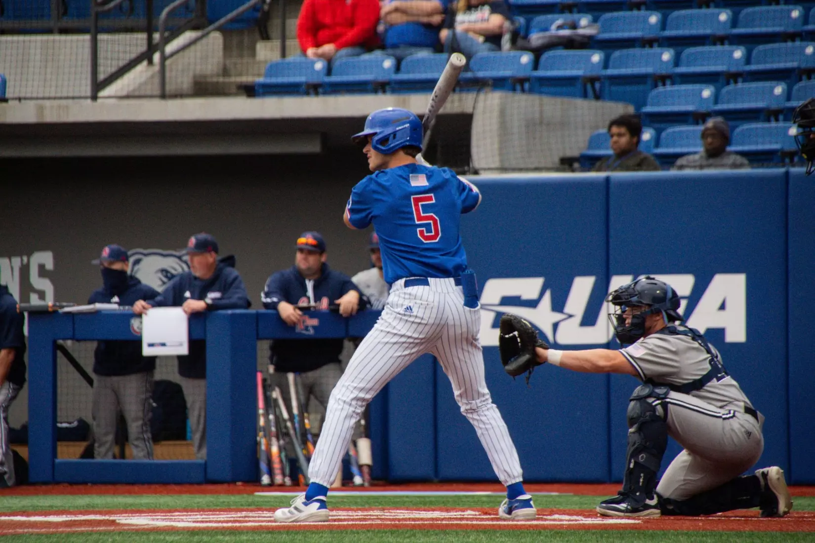 Bulldogs take series opener from Jaguars, Burroughs earns 400th career win