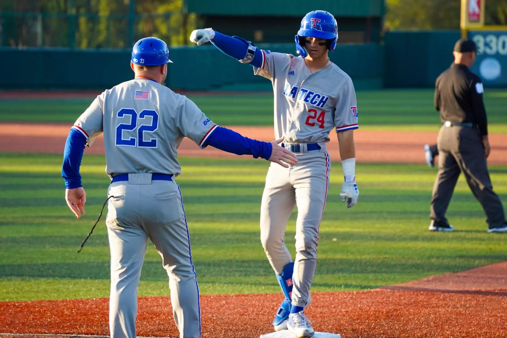 Bulldogs hold on to take series opener from Bearkats, 6-5