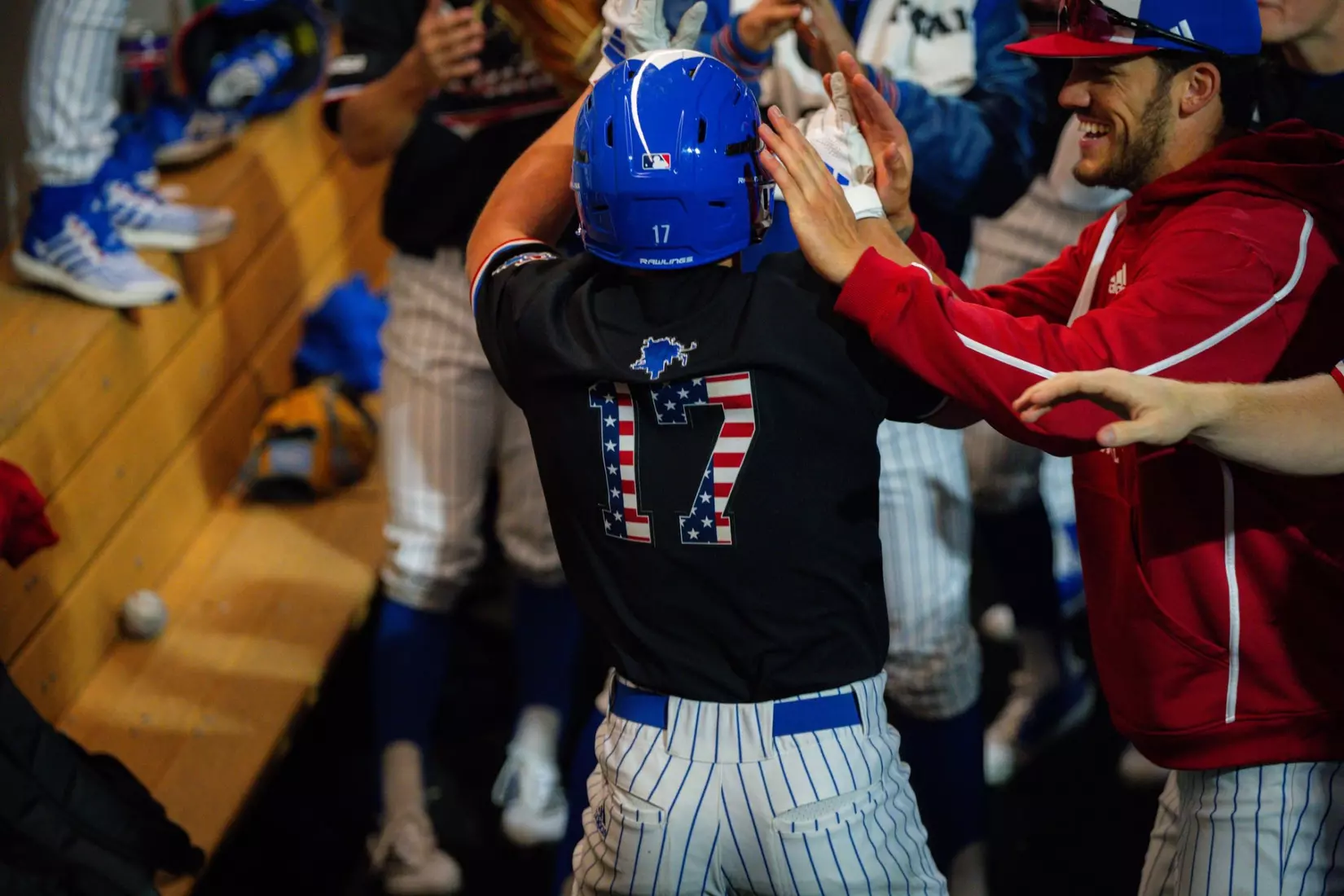 Bulldogs overpower Colonels, 19-0, in seven innings