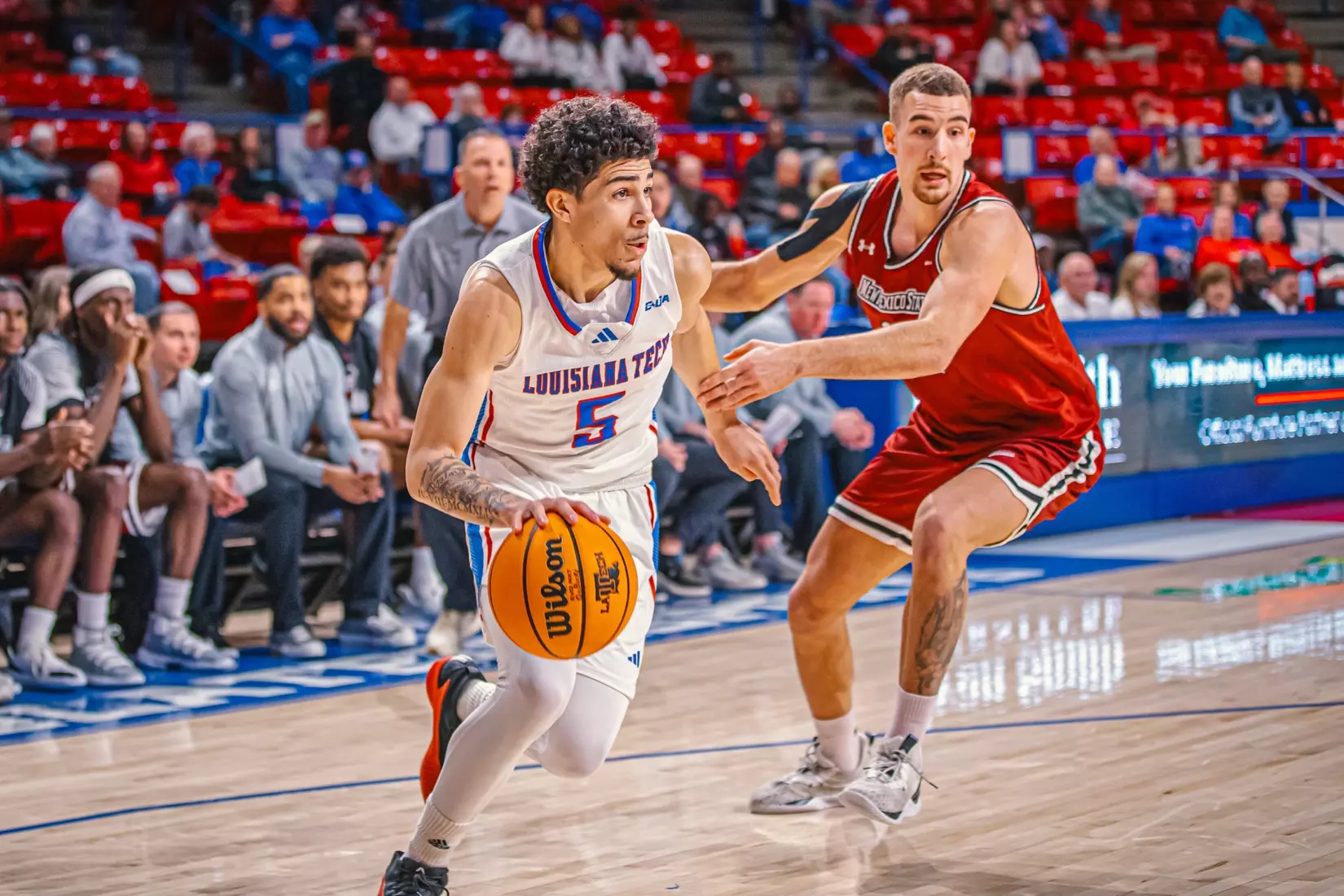 Bulldogs fall at home to Aggies, 67-55