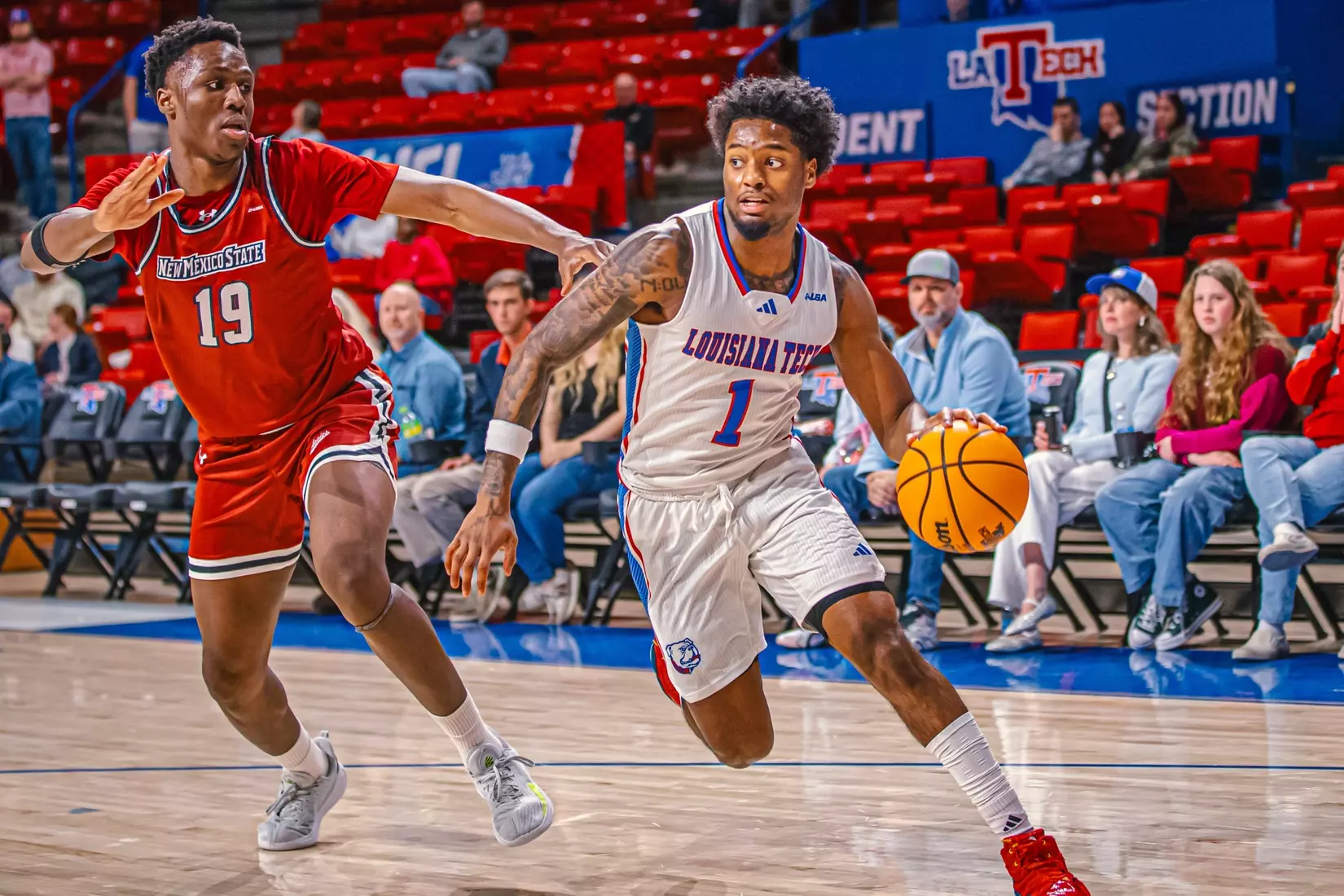 Bulldogs fall at home to Aggies, 67-55