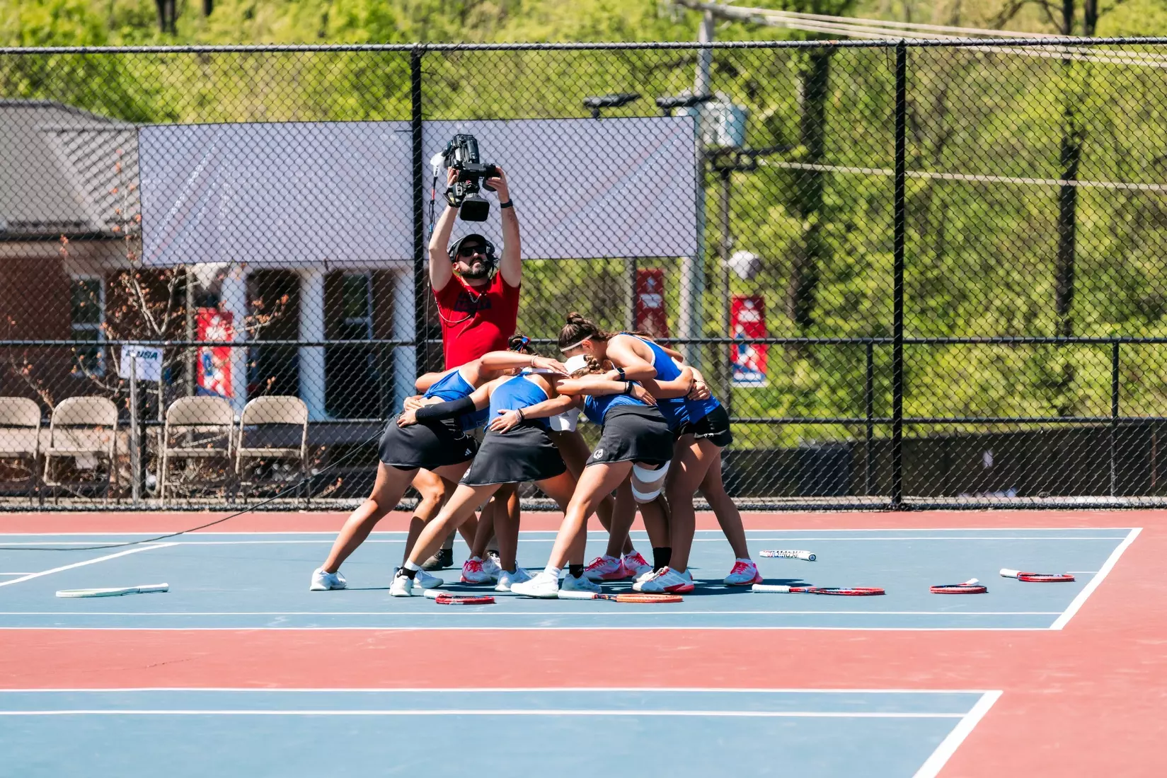 Bulldogs blank Lady Toppers, 4-0, advance to CUSA Tournament semifinals