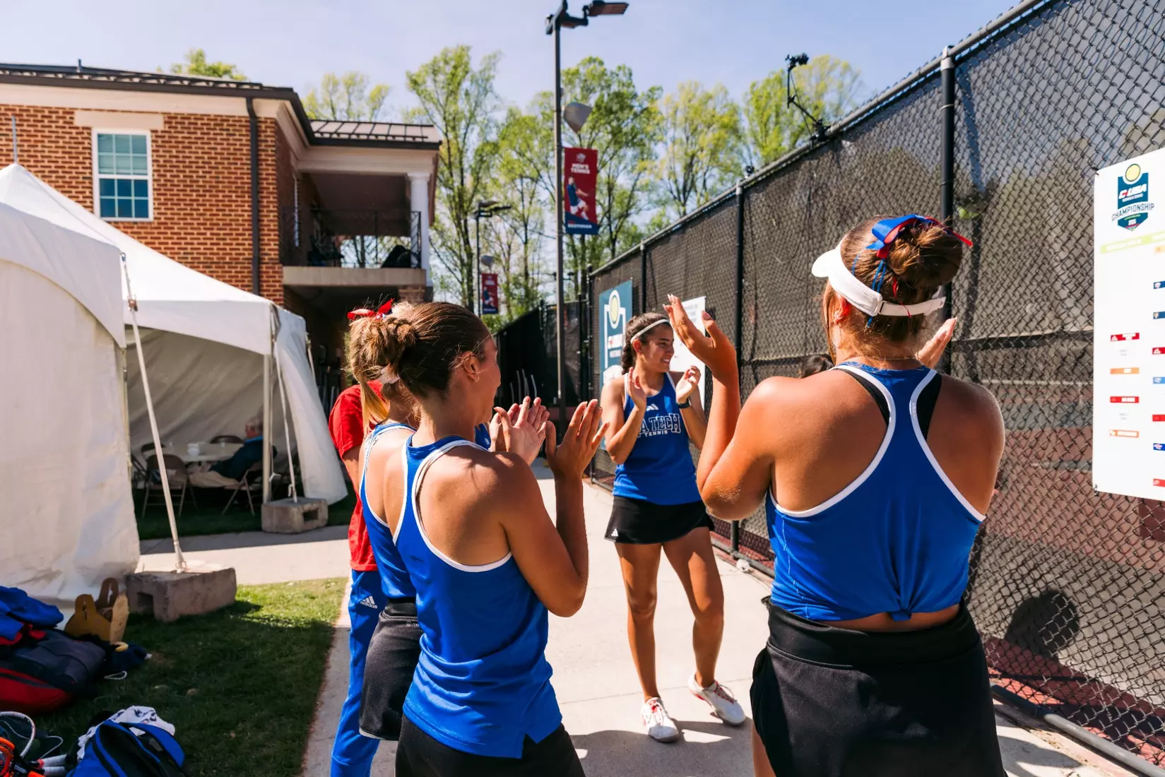 Bulldogs blank Lady Toppers, 4-0, advance to CUSA Tournament semifinals