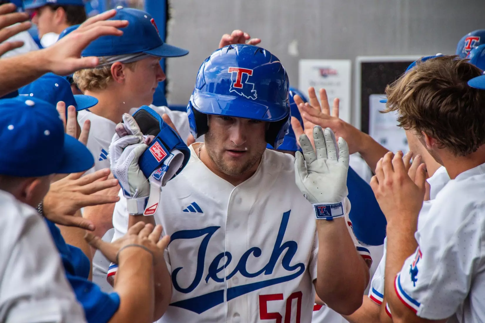 Luke Cooley dominates on the mound, Bulldogs even series with Owls after 7-3 victory