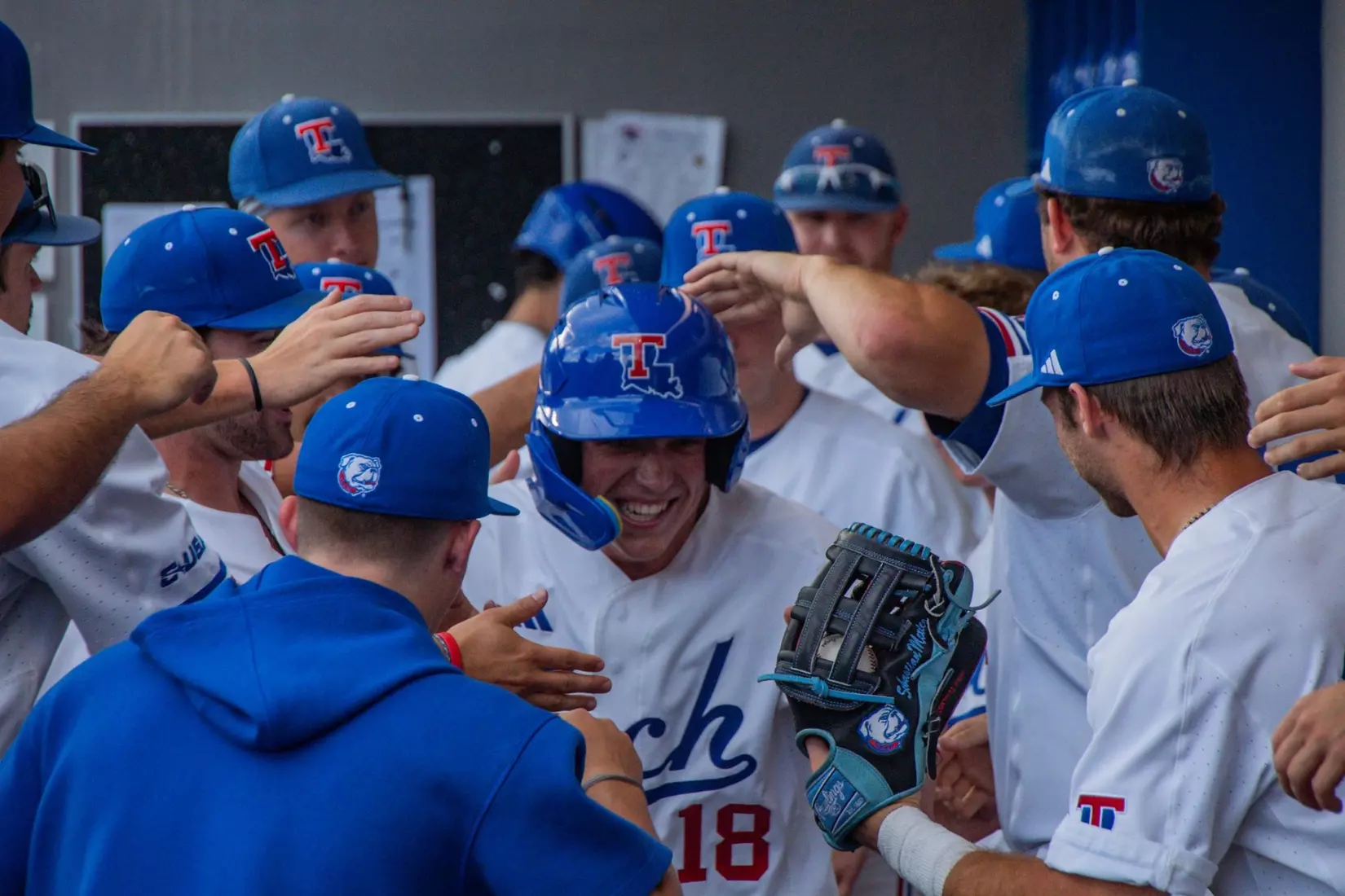 Luke Cooley dominates on the mound, Bulldogs even series with Owls after 7-3 victory