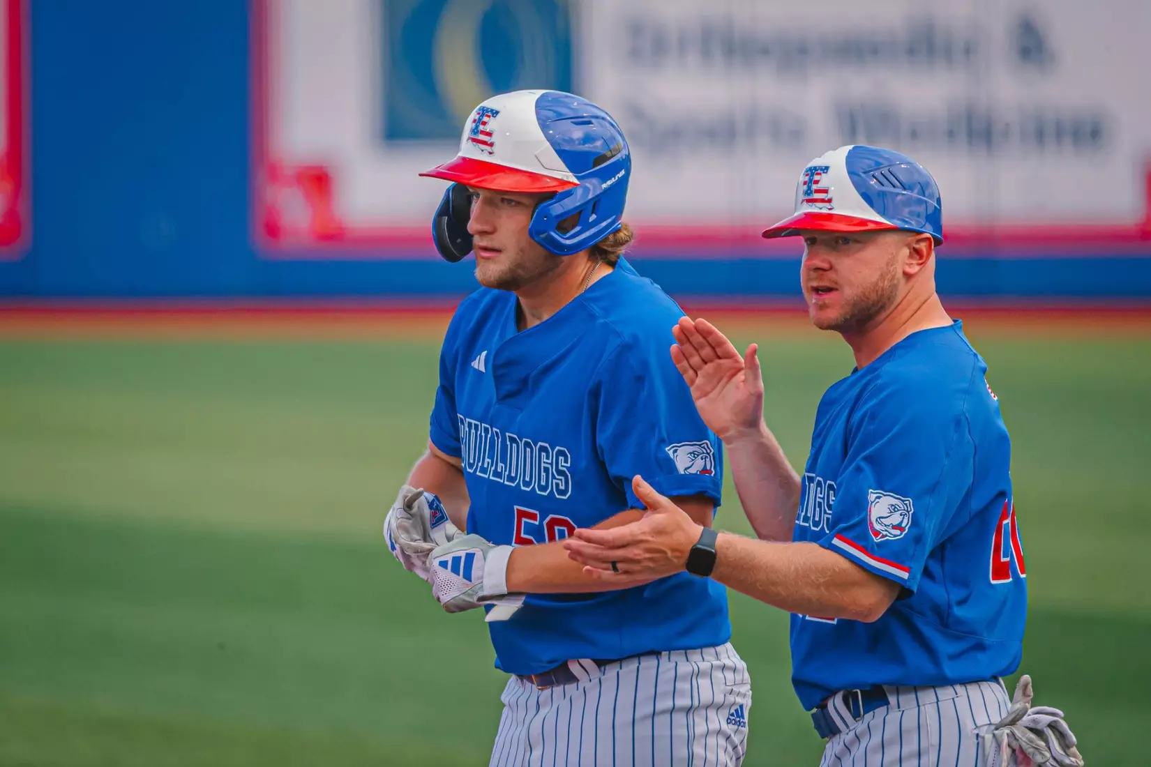 Late rally falls short for Bulldogs, dropping a 5-3 decision to the Flames in the second game of the conference series