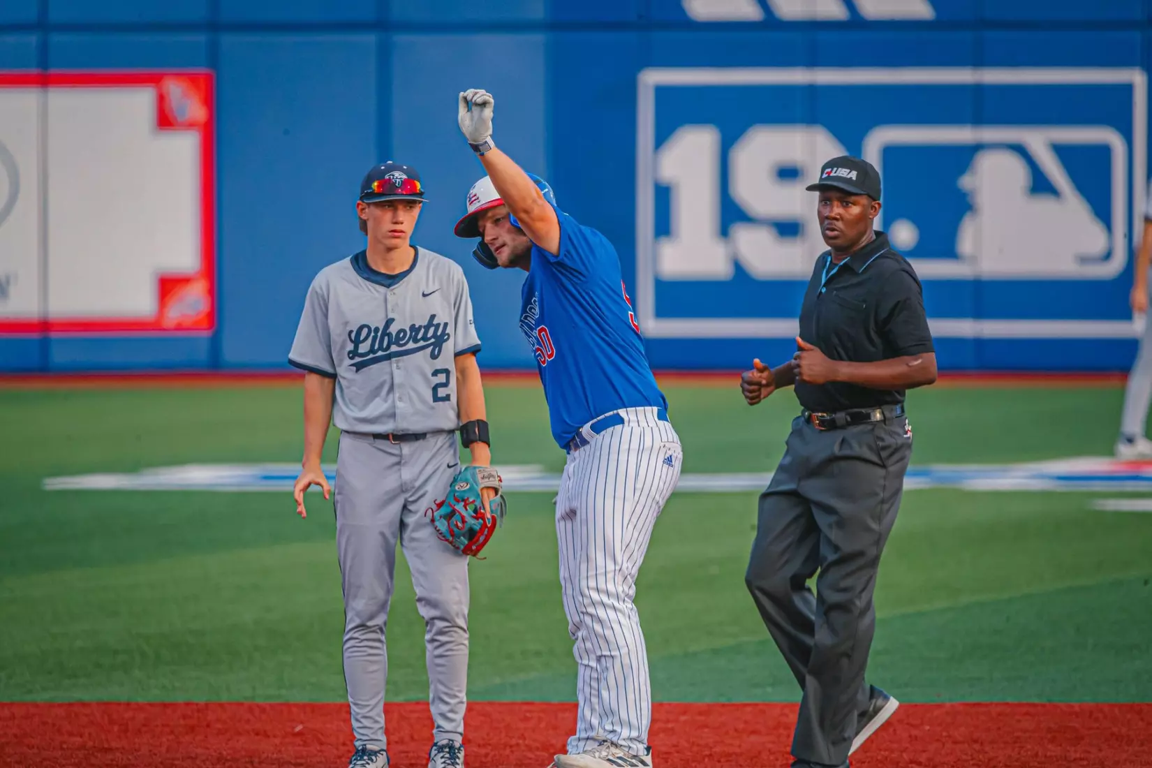 Late rally falls short for Bulldogs, dropping a 5-3 decision to the Flames in the second game of the conference series