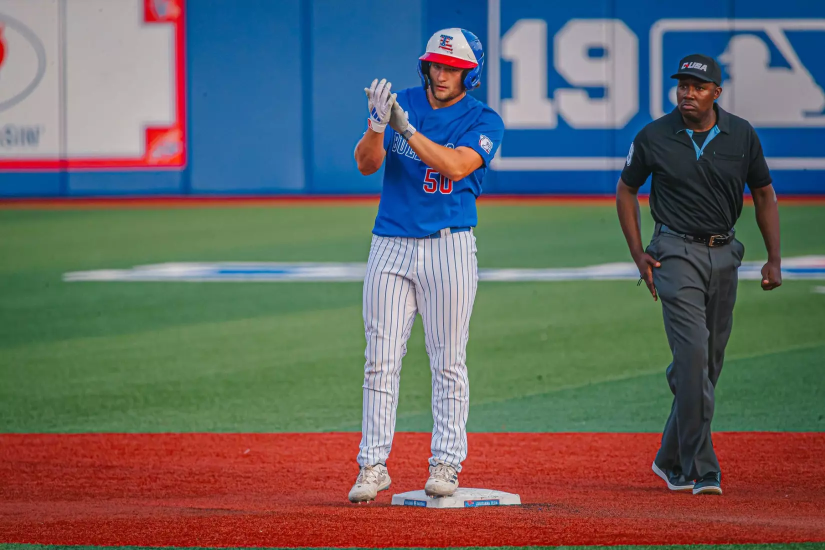 Late rally falls short for Bulldogs, dropping a 5-3 decision to the Flames in the second game of the conference series