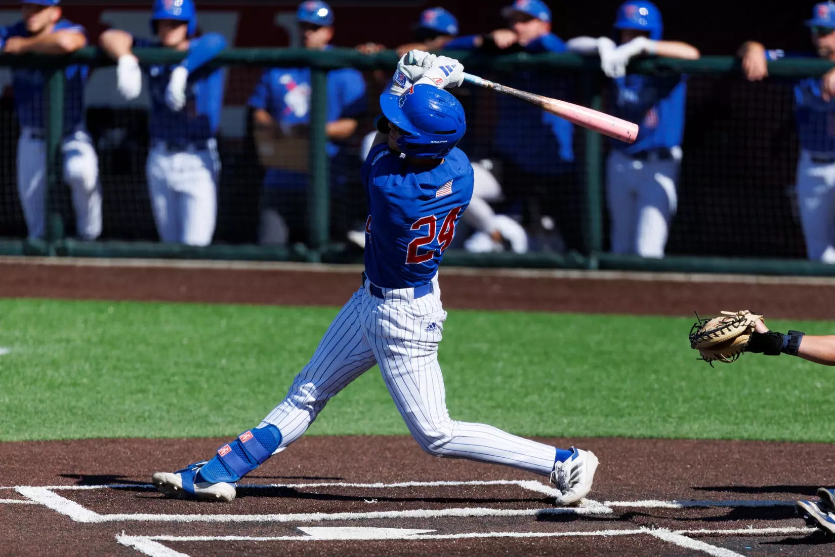 The Liberty University Baseball team takes on Louisiana Tech during Game 7 of the CUSA Baseball Championship at the Liberty Baseball Stadium on May 22, 2025. (Photo by: Jessie Jordan)
