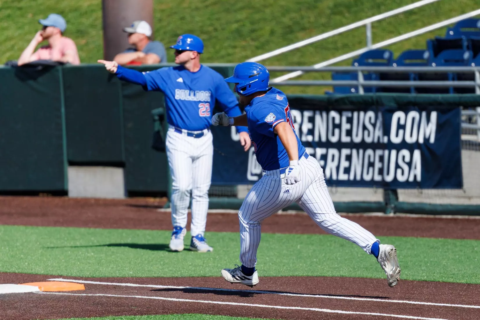 The Liberty University Baseball team takes on Louisiana Tech during Game 7 of the CUSA Baseball Championship at the Liberty Baseball Stadium on May 22, 2025. (Photo by: Jessie Jordan)