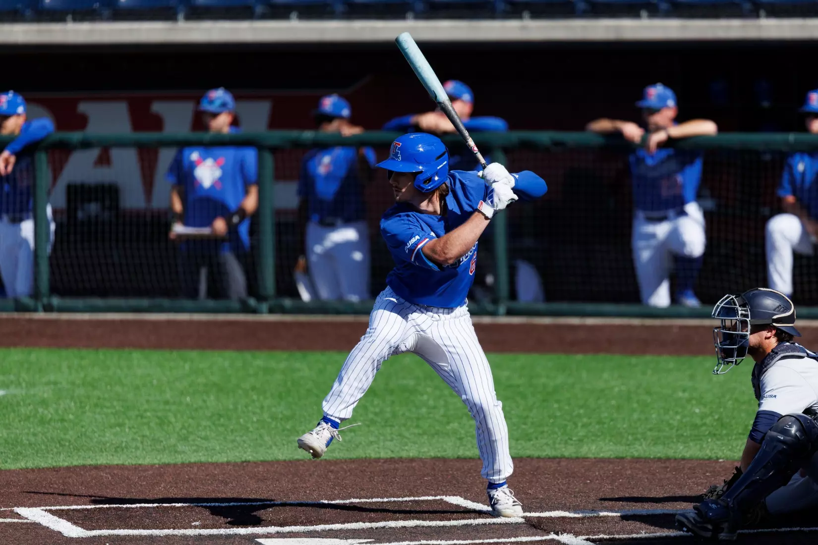 The Liberty University Baseball team takes on Louisiana Tech during Game 7 of the CUSA Baseball Championship at the Liberty Baseball Stadium on May 22, 2025. (Photo by: Jessie Jordan)