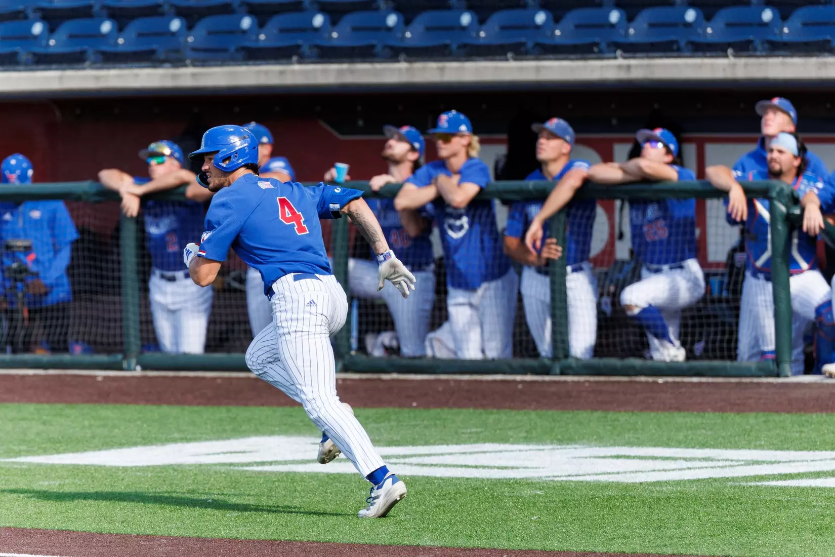 The Liberty University Baseball team takes on Louisiana Tech during Game 7 of the CUSA Baseball Championship at the Liberty Baseball Stadium on May 22, 2025. (Photo by: Jessie Jordan)