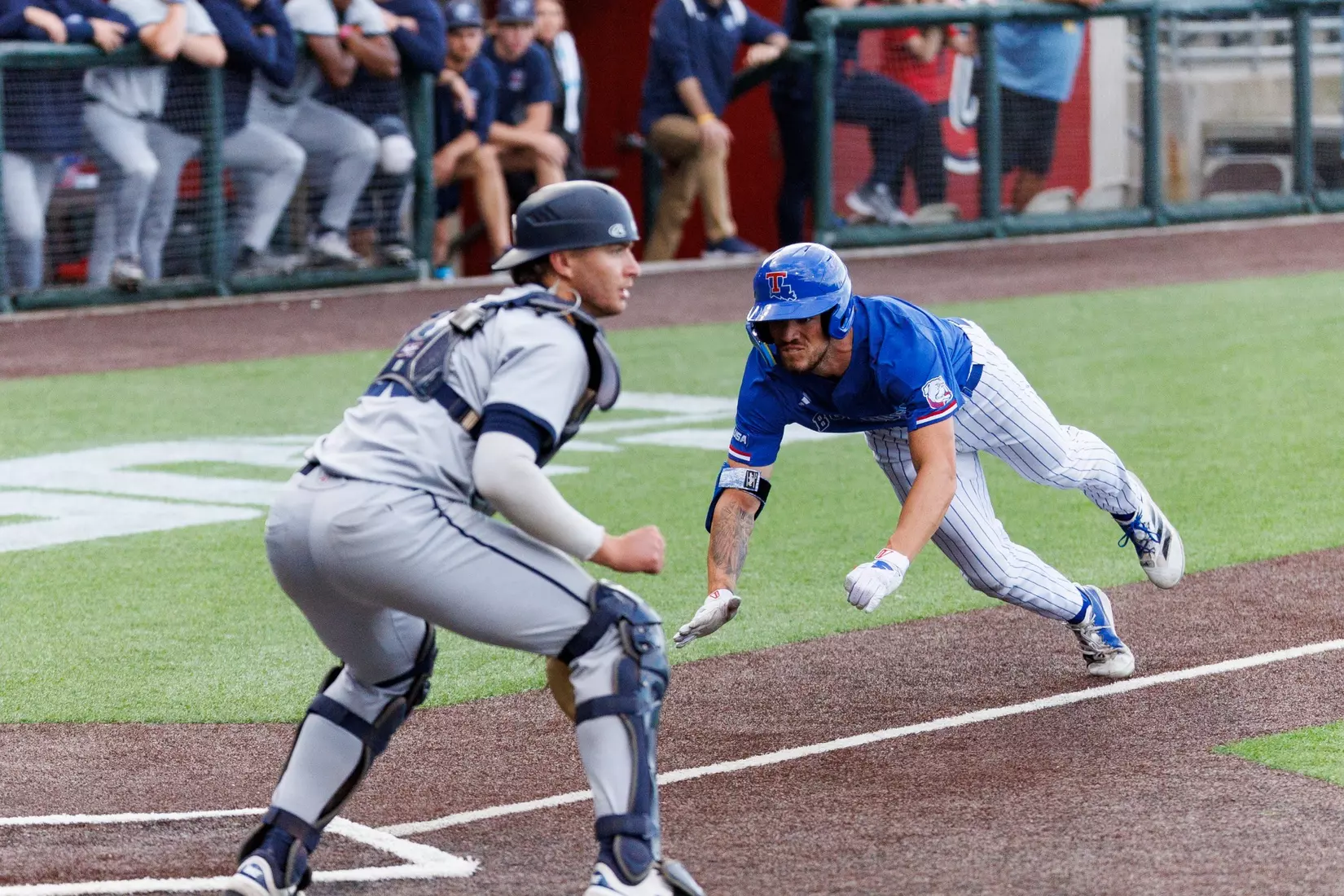 The Liberty University Baseball team takes on Louisiana Tech during Game 7 of the CUSA Baseball Championship at the Liberty Baseball Stadium on May 22, 2025. (Photo by: Jessie Jordan)
