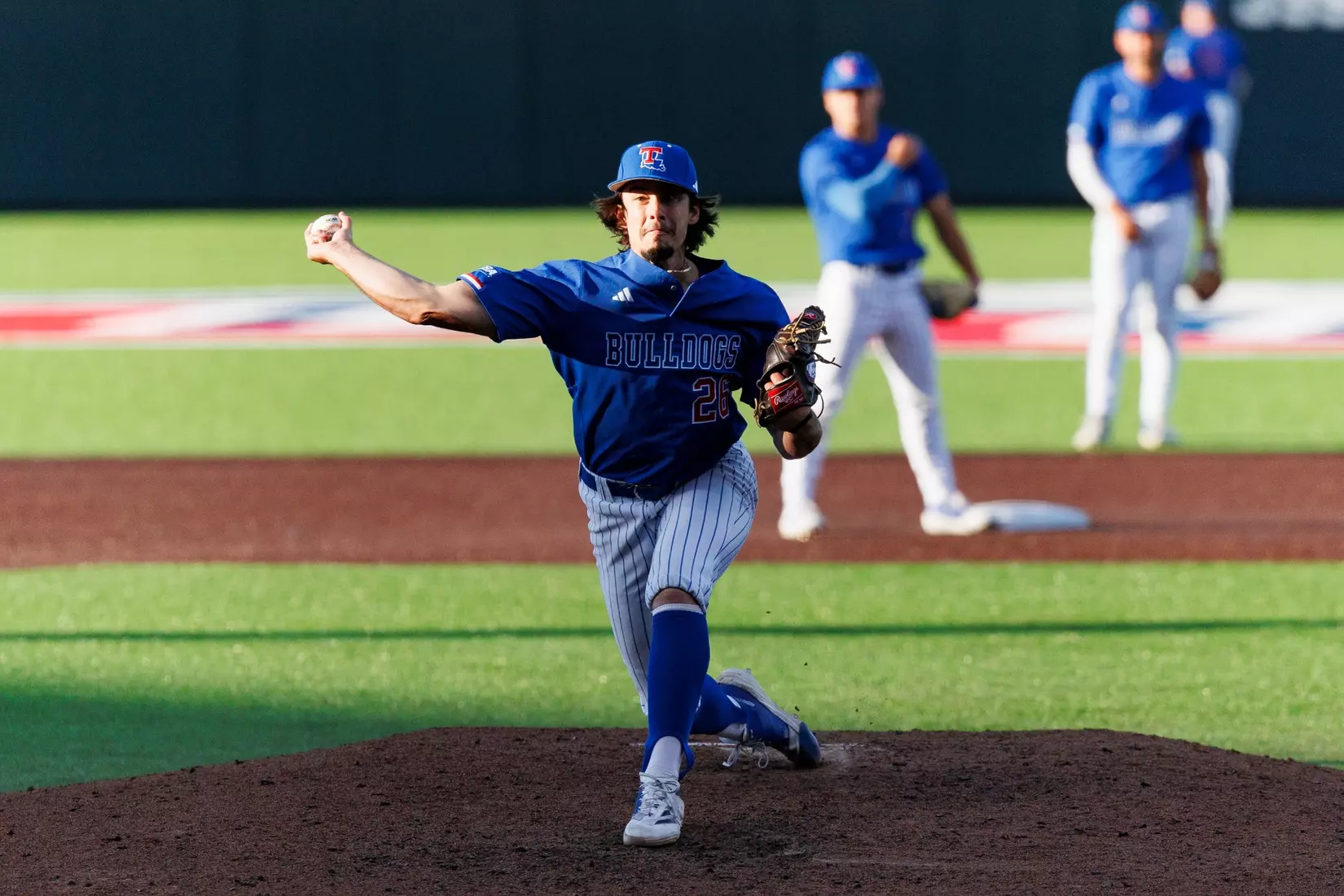 The Liberty University Baseball team takes on Louisiana Tech during Game 7 of the CUSA Baseball Championship at the Liberty Baseball Stadium on May 22, 2025. (Photo by: Jessie Jordan)