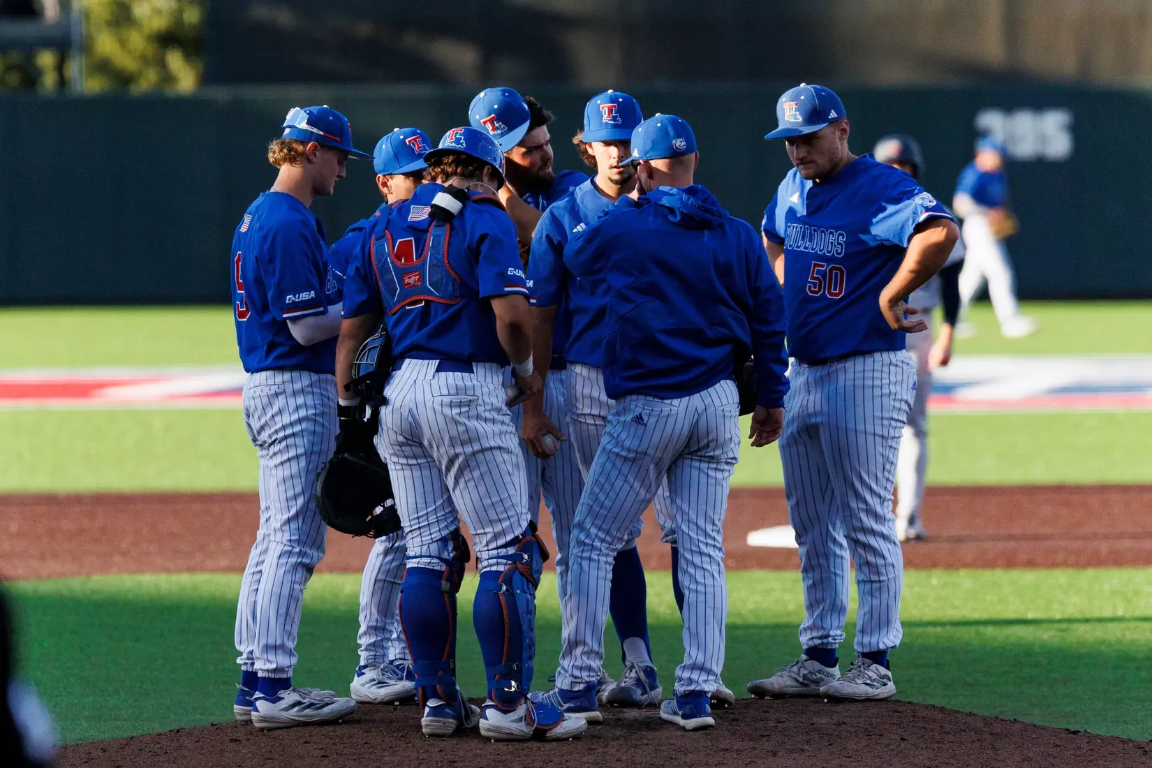 The Liberty University Baseball team takes on Louisiana Tech during Game 7 of the CUSA Baseball Championship at the Liberty Baseball Stadium on May 22, 2025. (Photo by: Jessie Jordan)