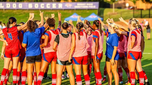 LA Tech soccer team pregame vs. McNeese 8/17