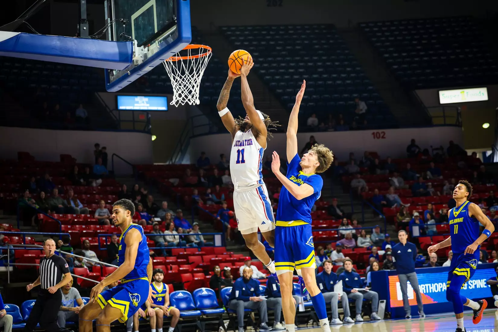 Bulldogs down Blue Hens in overtime, 70-68, on Saturday afternoon in the TAC