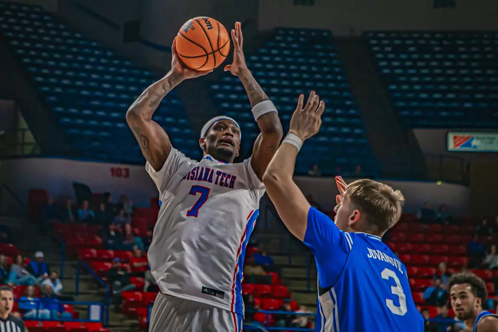DJ Dudley hit the game-winning three as the Bulldogs overcame a 20-point deficit to defeat the Blue Raiders, 59-58, on Wednesday night