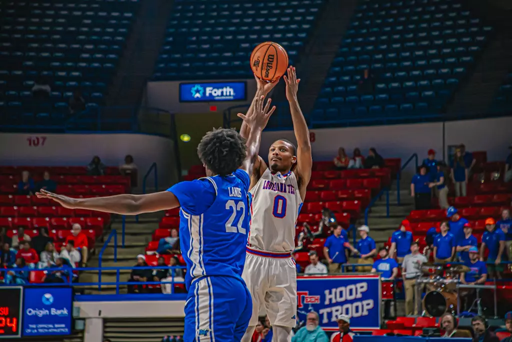 DJ Dudley hit the game-winning three as the Bulldogs overcame a 20-point deficit to defeat the Blue Raiders, 59-58, on Wednesday night