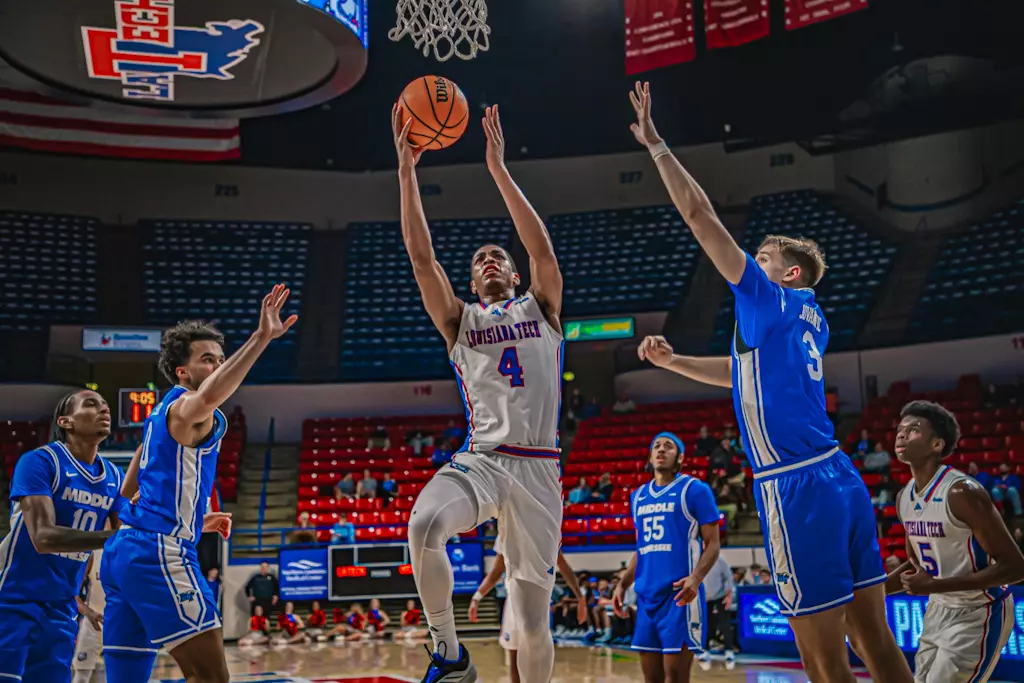 DJ Dudley hit the game-winning three as the Bulldogs overcame a 20-point deficit to defeat the Blue Raiders, 59-58, on Wednesday night