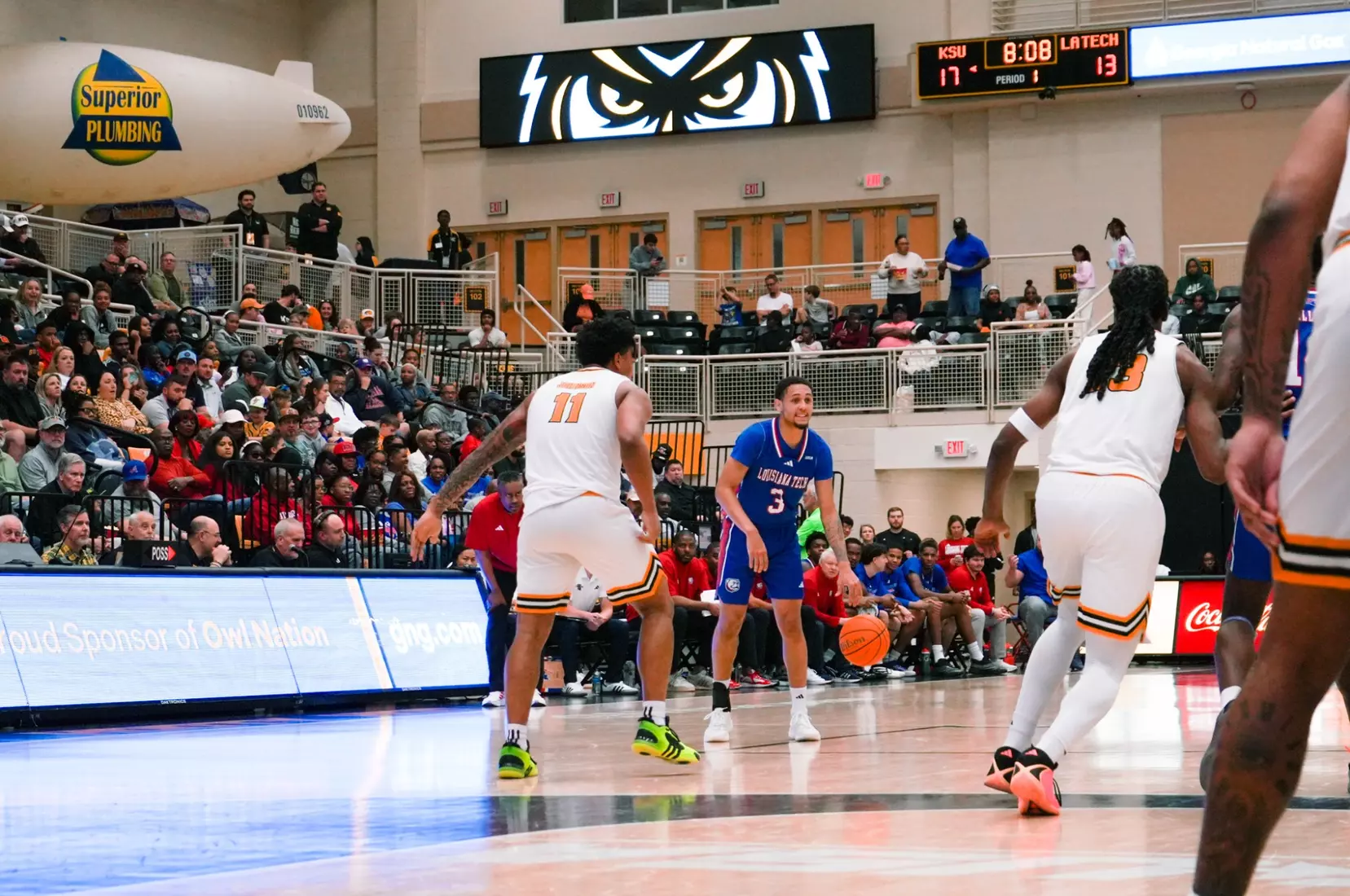 Bulldogs fall to Owls on the road in defensive slugfest