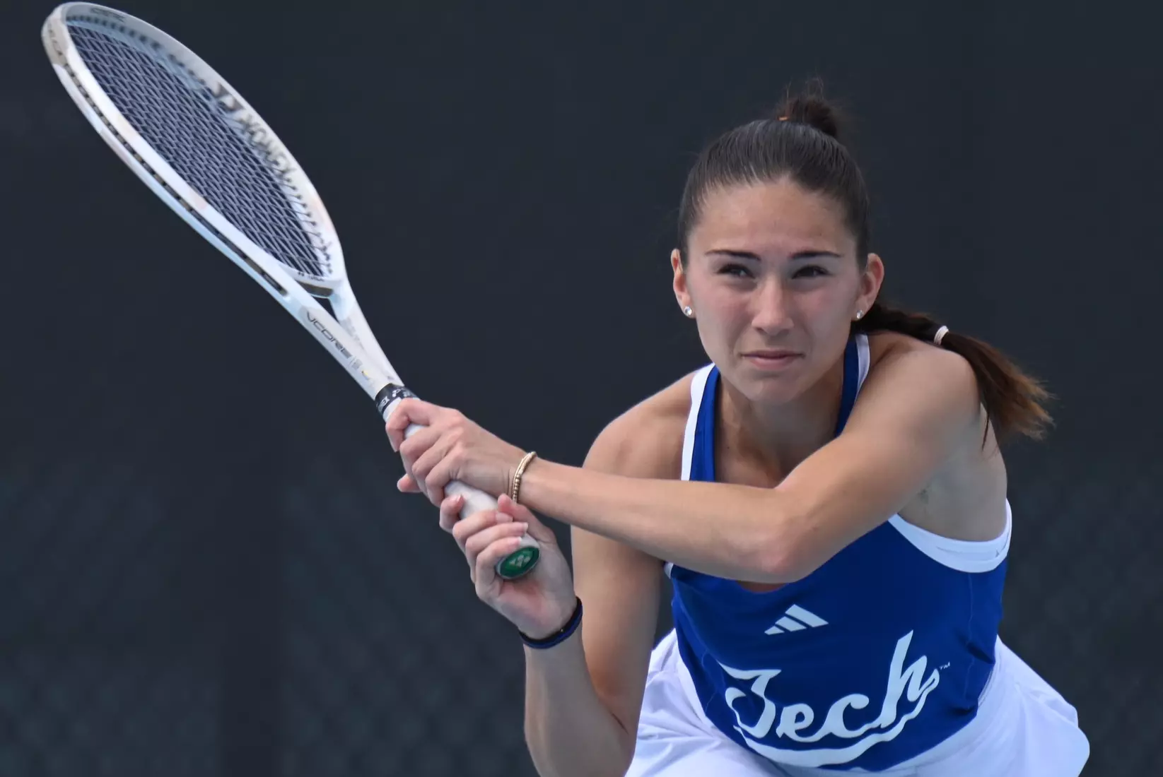 Bulldogs dominate in home opener, defeating Lumberjacks 6-1 on Saturday at the LA Tech Tennis Complex