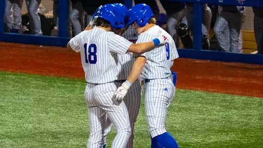 Casey McCoy after a home run