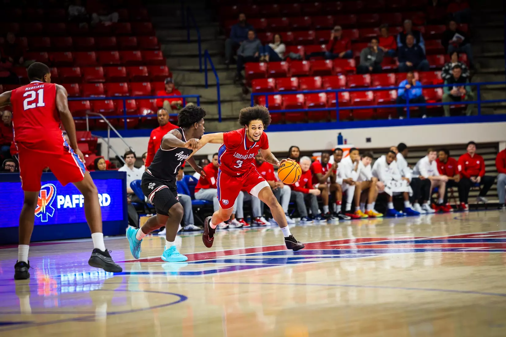 Bulldogs fall to the Aggies on Wednesday night in the TAC