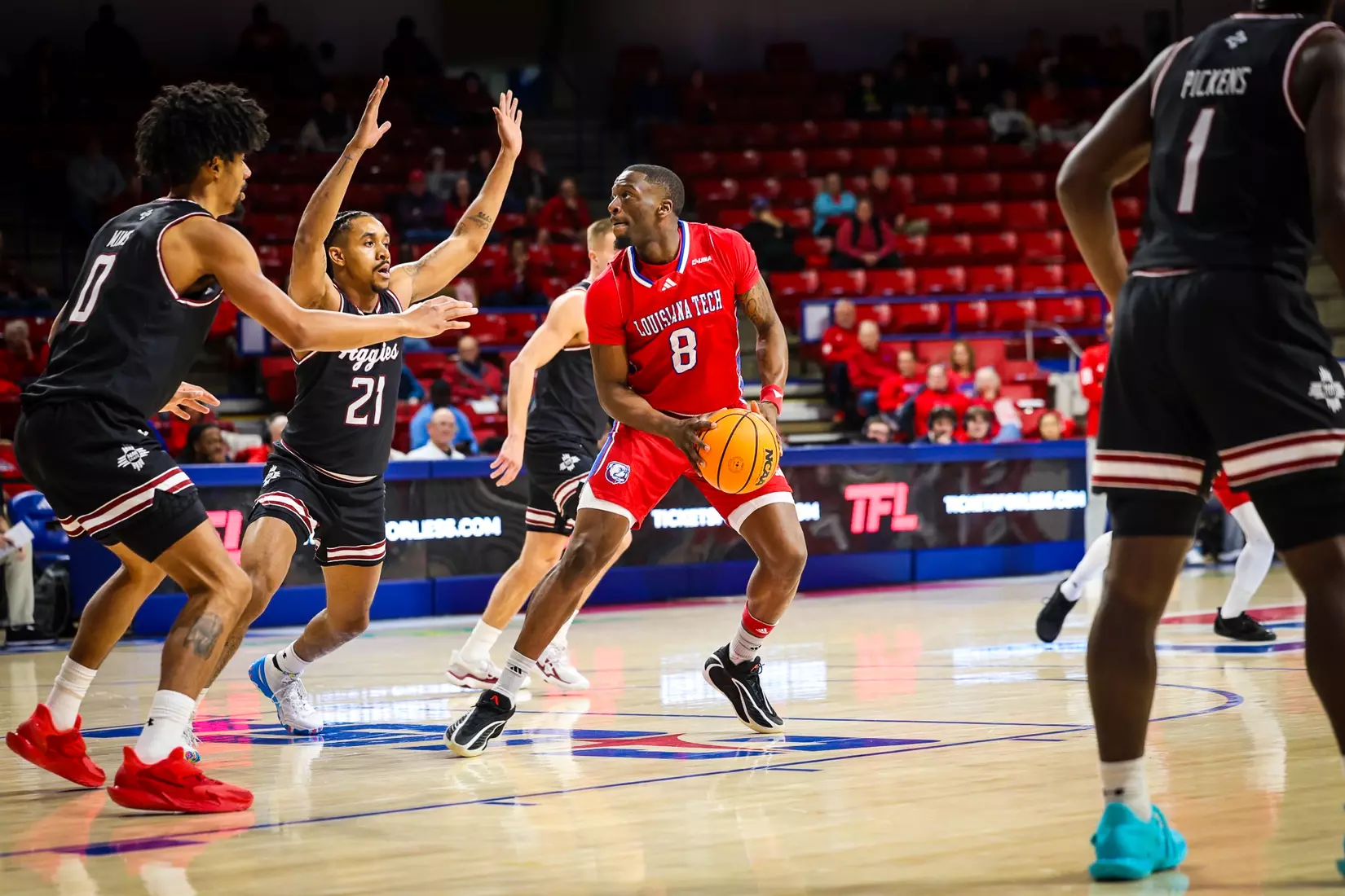 Bulldogs fall to the Aggies on Wednesday night in the TAC